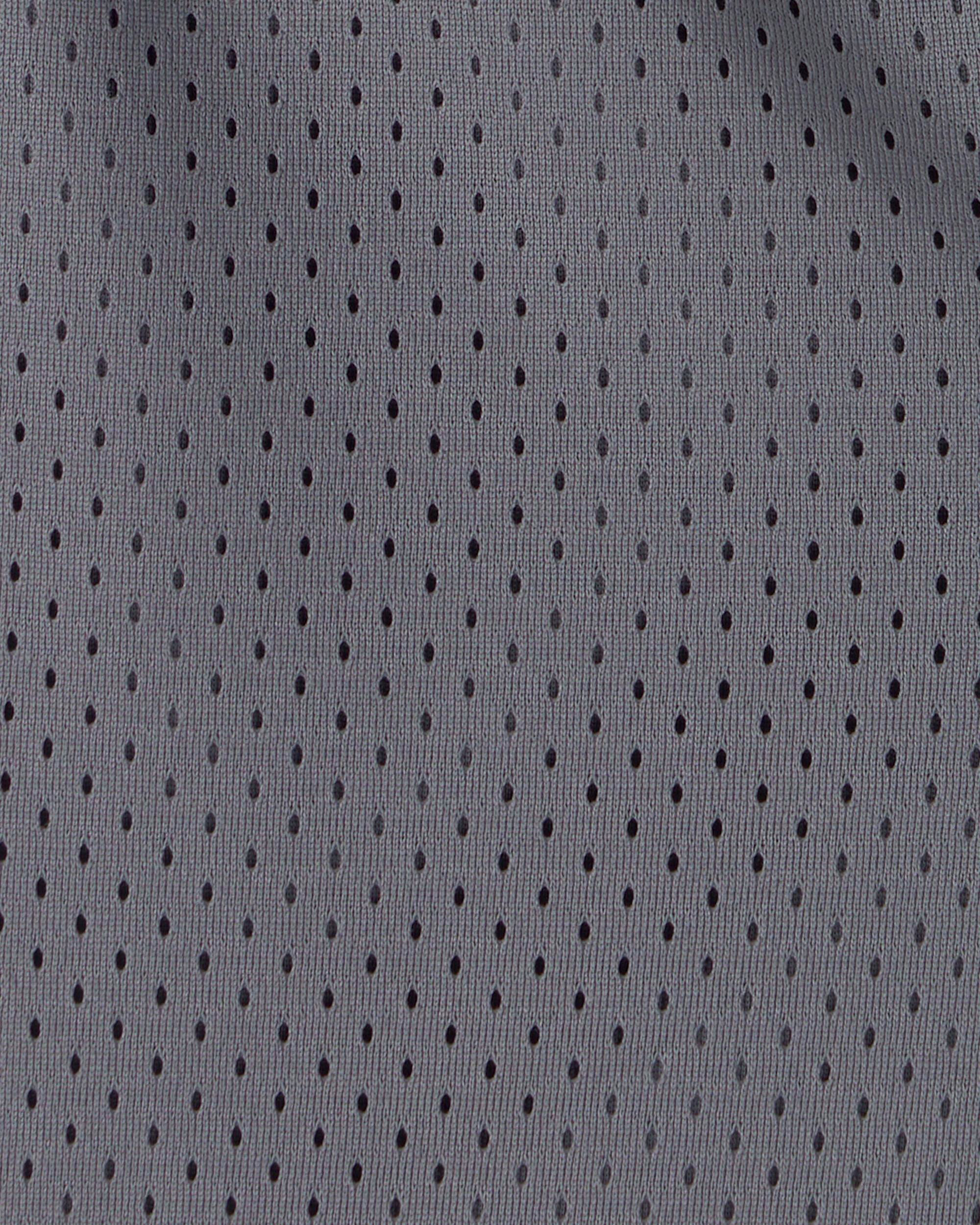 Toddler Boy Stripe Mesh Active Shorts - Grey