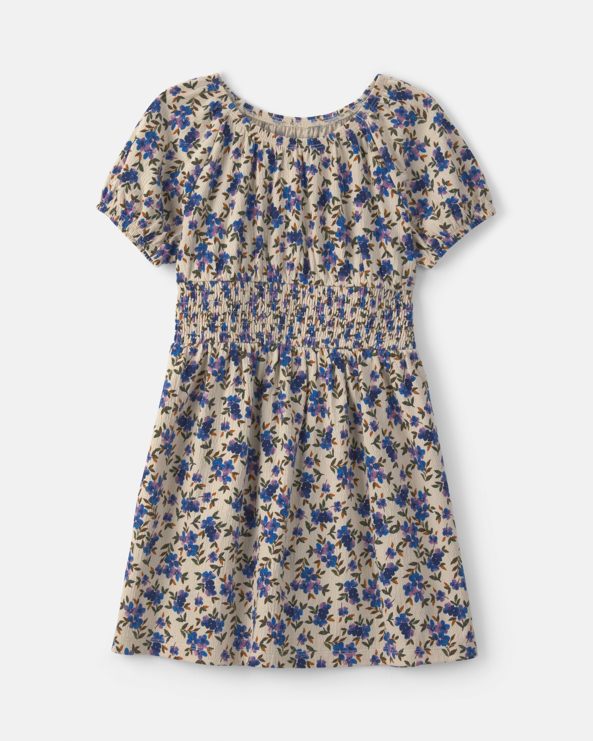 Girls Floral Short-Sleeve Dress | Carter's Oshkosh Canada