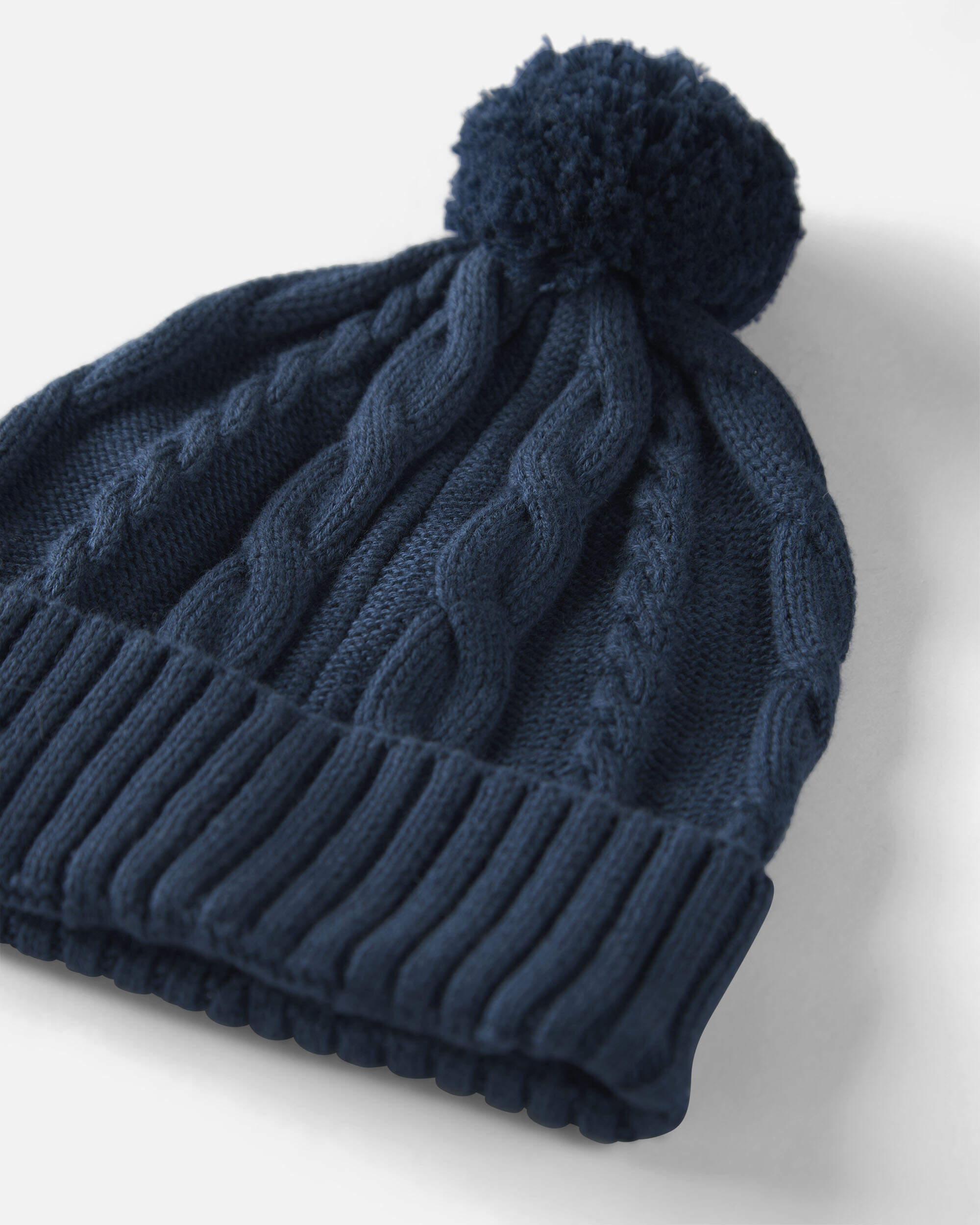 Baby Organic Cotton Cable Knit Winter Hat
