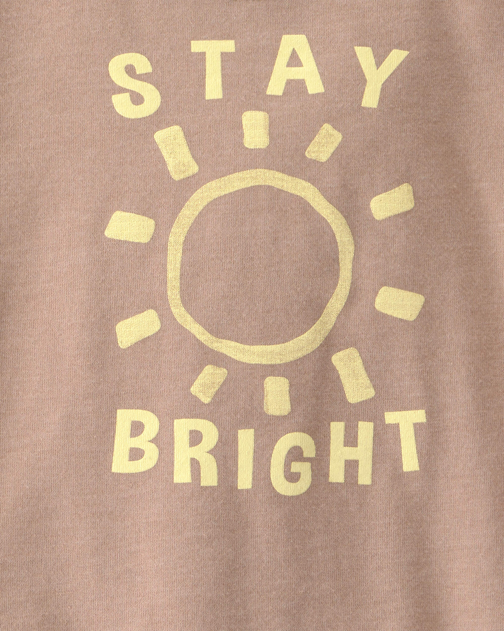 Baby Boy 2-Piece 'Stay Bright' Top & Short Set - Brown