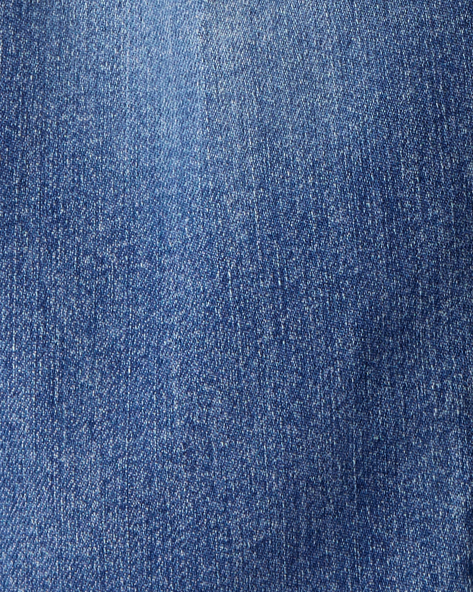 Toddler Girl Heart Pocket Barrel Jeans - Blue