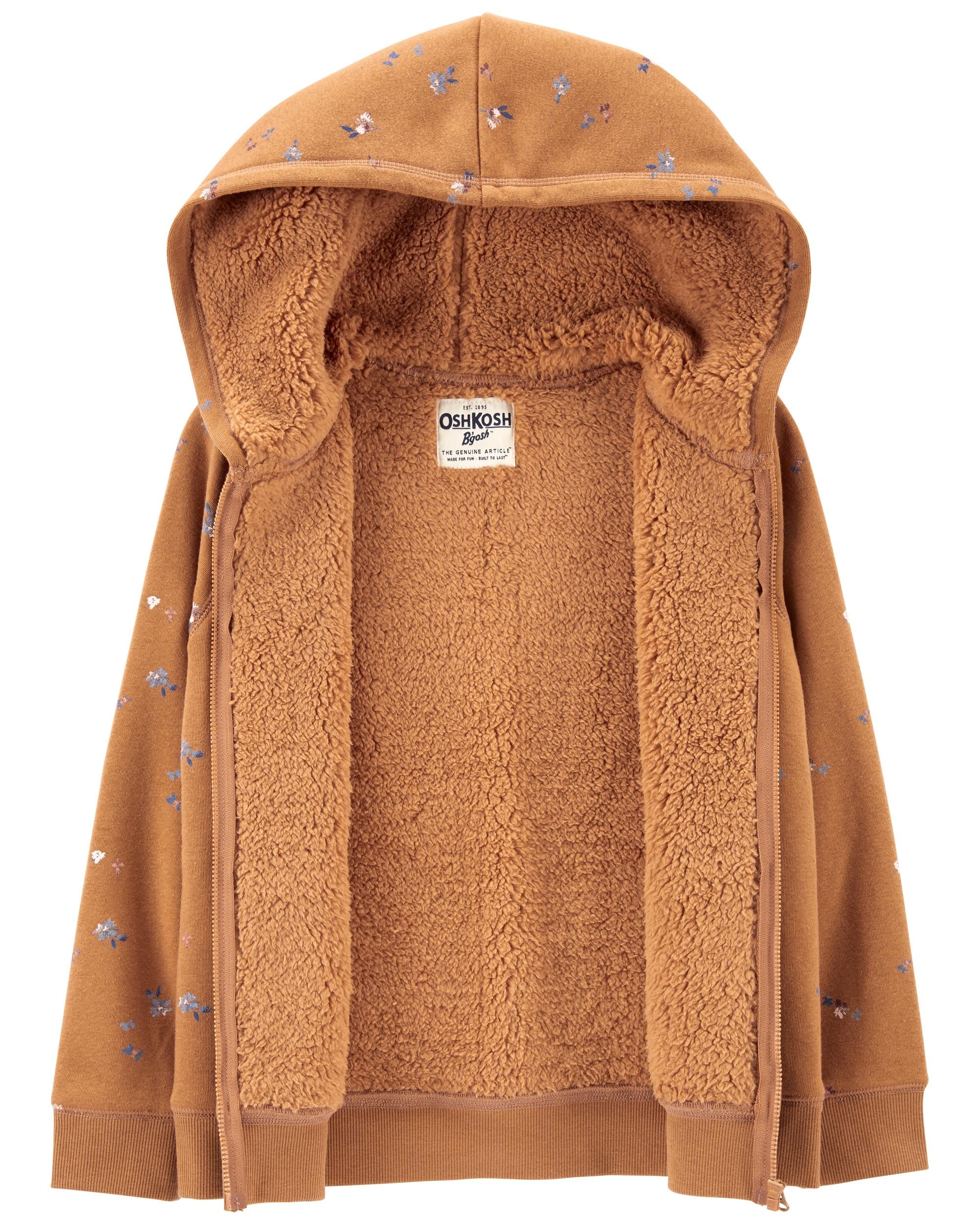 Sequin bling sherpa hotsell lined hood campus pullover