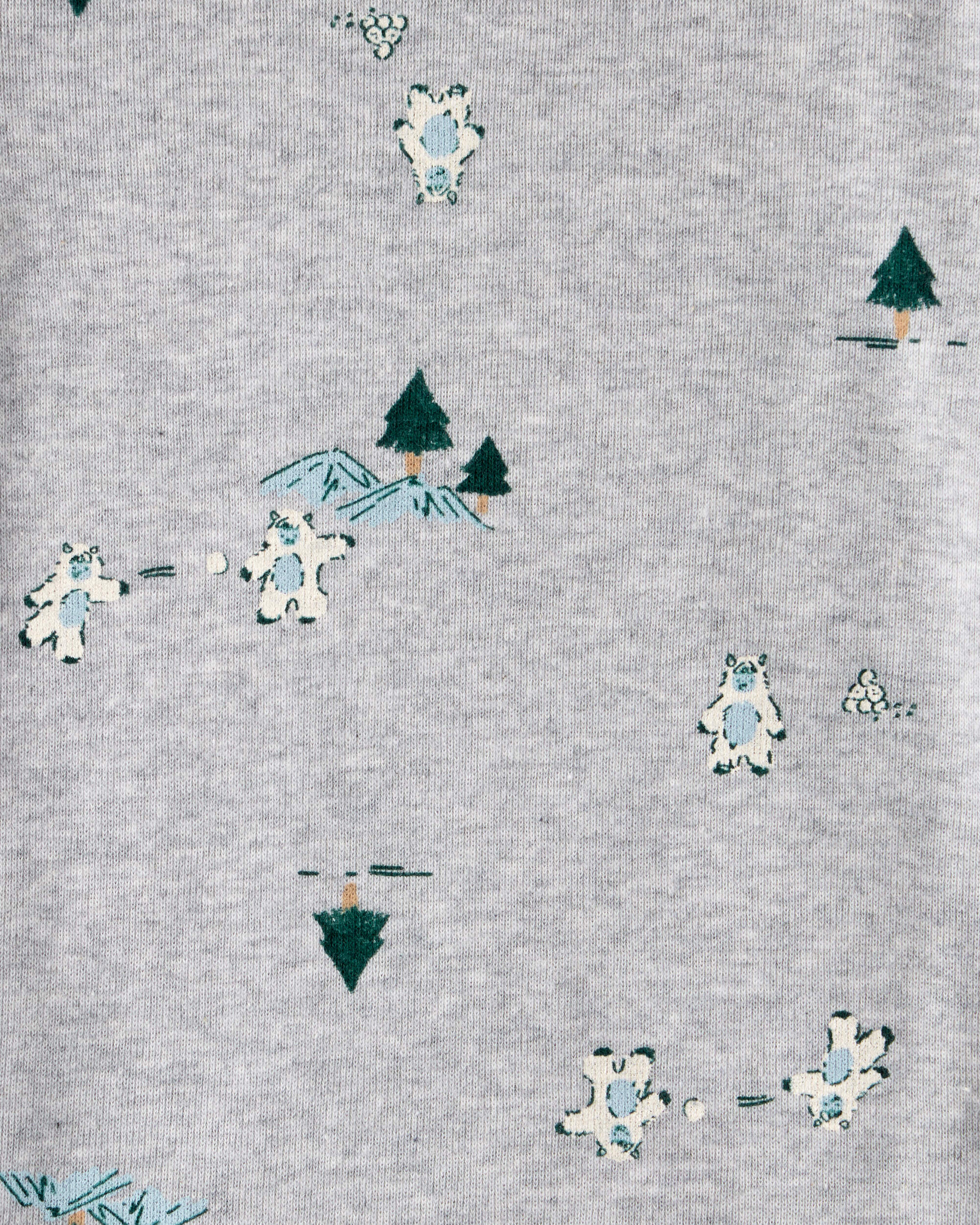 Baby Boy 4-Pack Fair Isle Long-Sleeve Multipack Bodysuits - Blue/Navy/Green