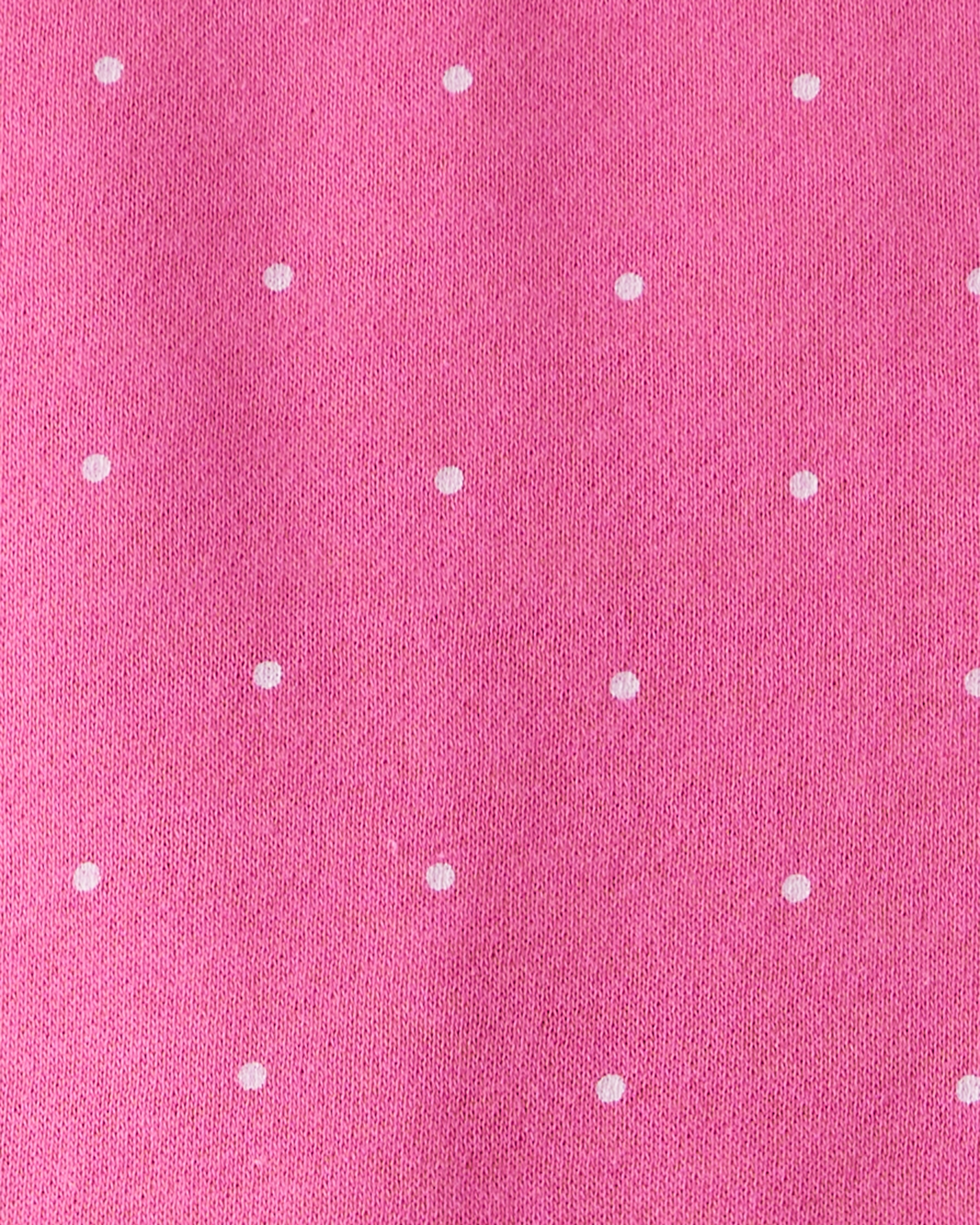 Toddler Girl DayDream Fleece Polka Dot Knit Dress - Pink
