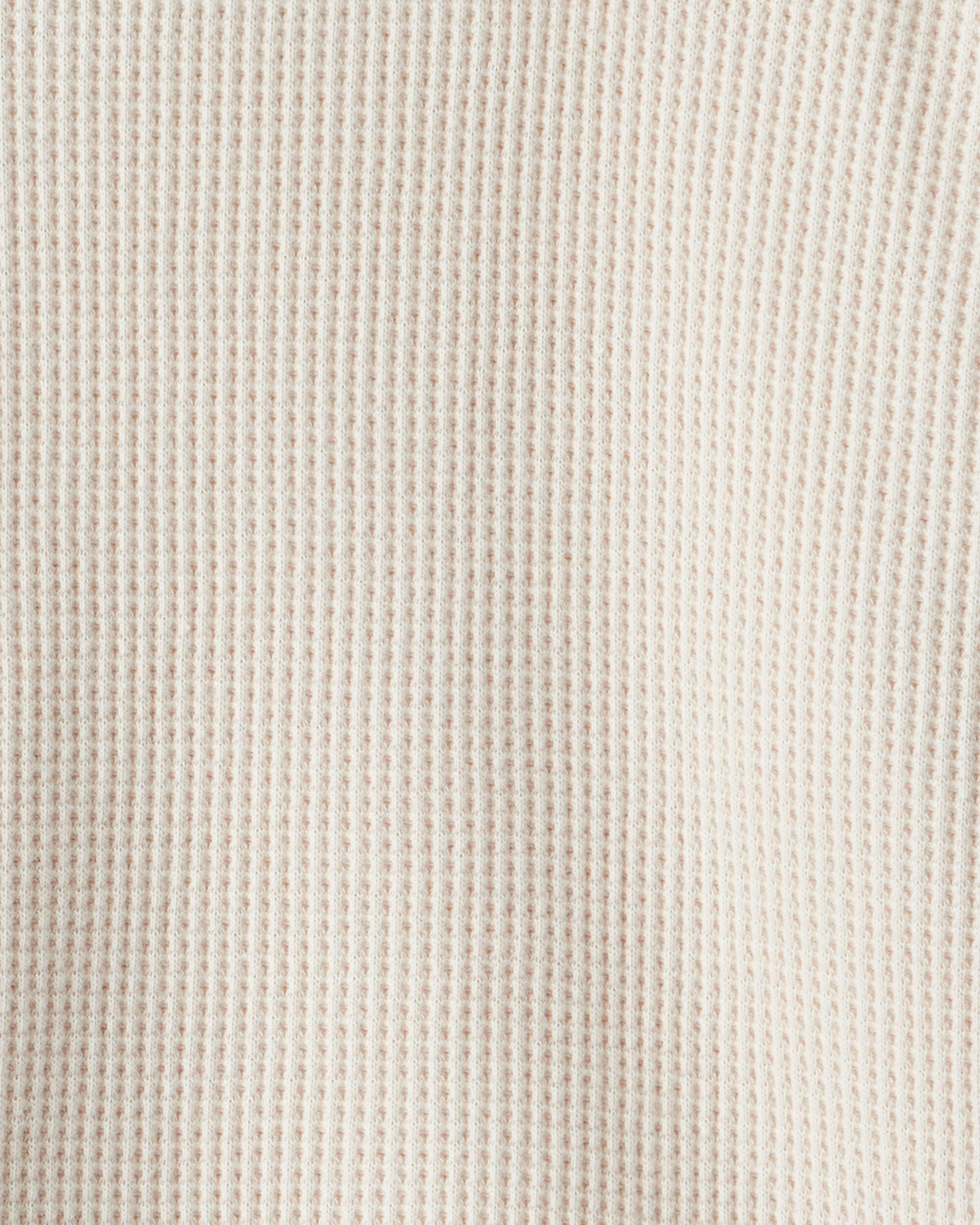 Baby Boy Thermal Long-Sleeve T-Shirt - Orange/Tan