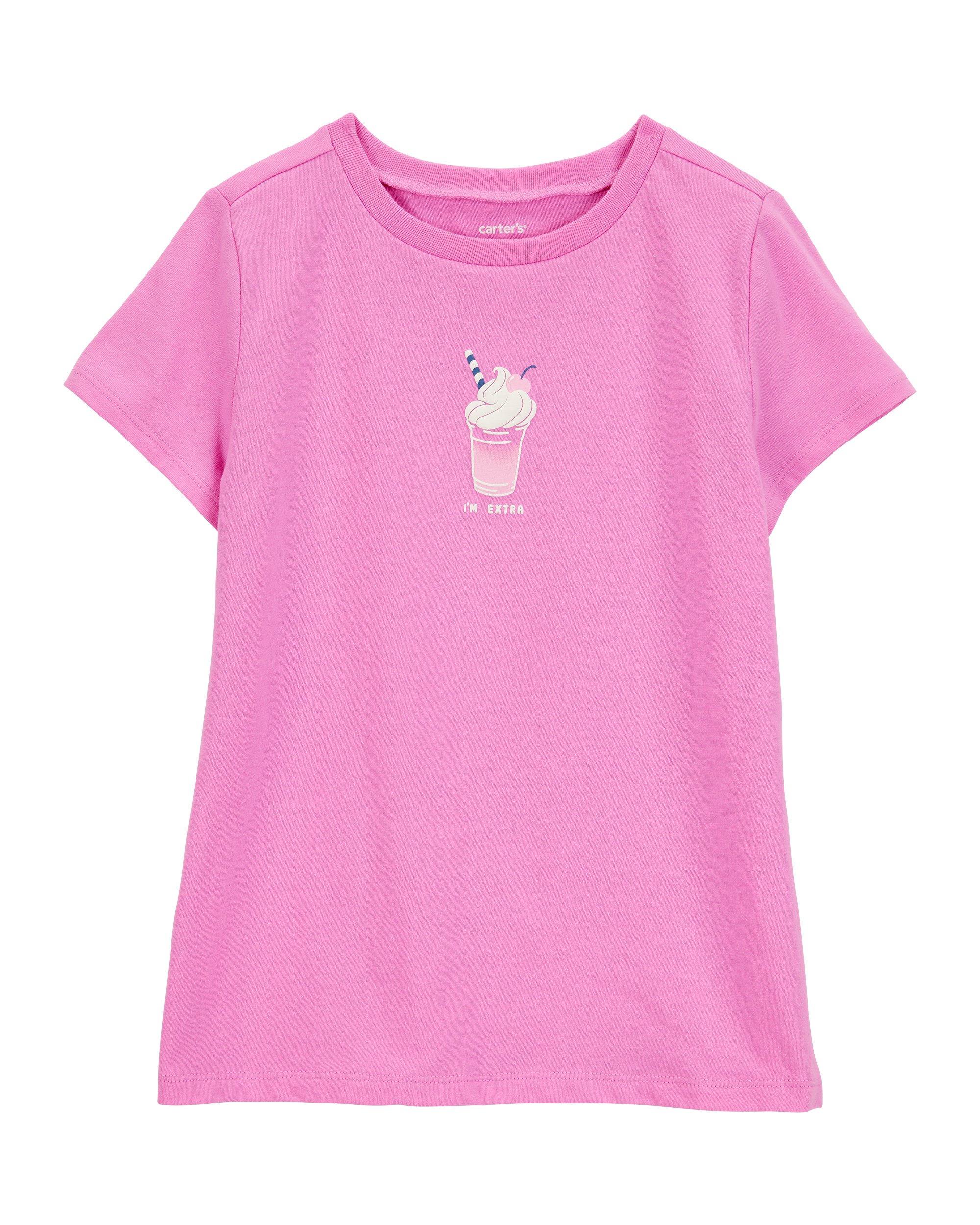 Kid Milkshake Short-Sleeve Graphic Tee - Purple