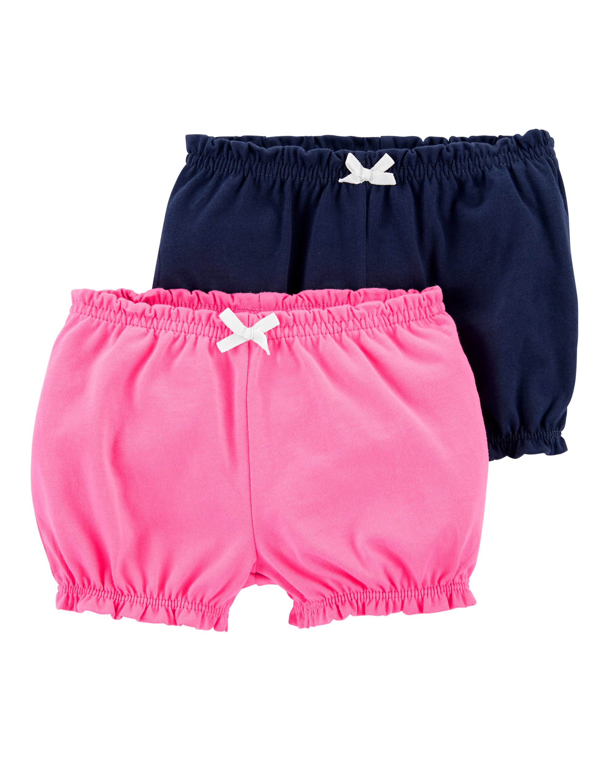 Baby Girl 2-Pack Cotton Shorts