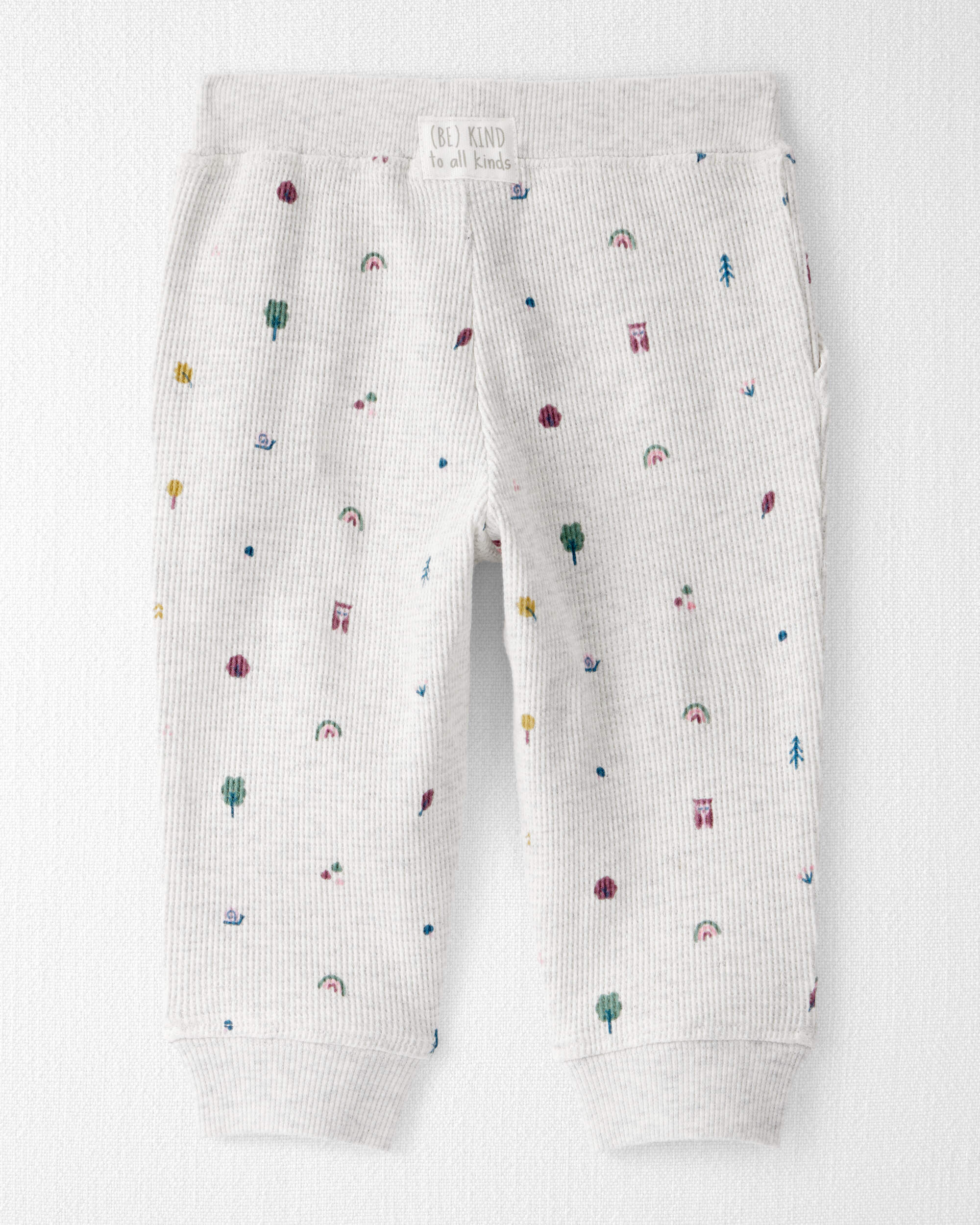 Baby 2-Piece Organic Cotton Waffle Knit Set Icon Print