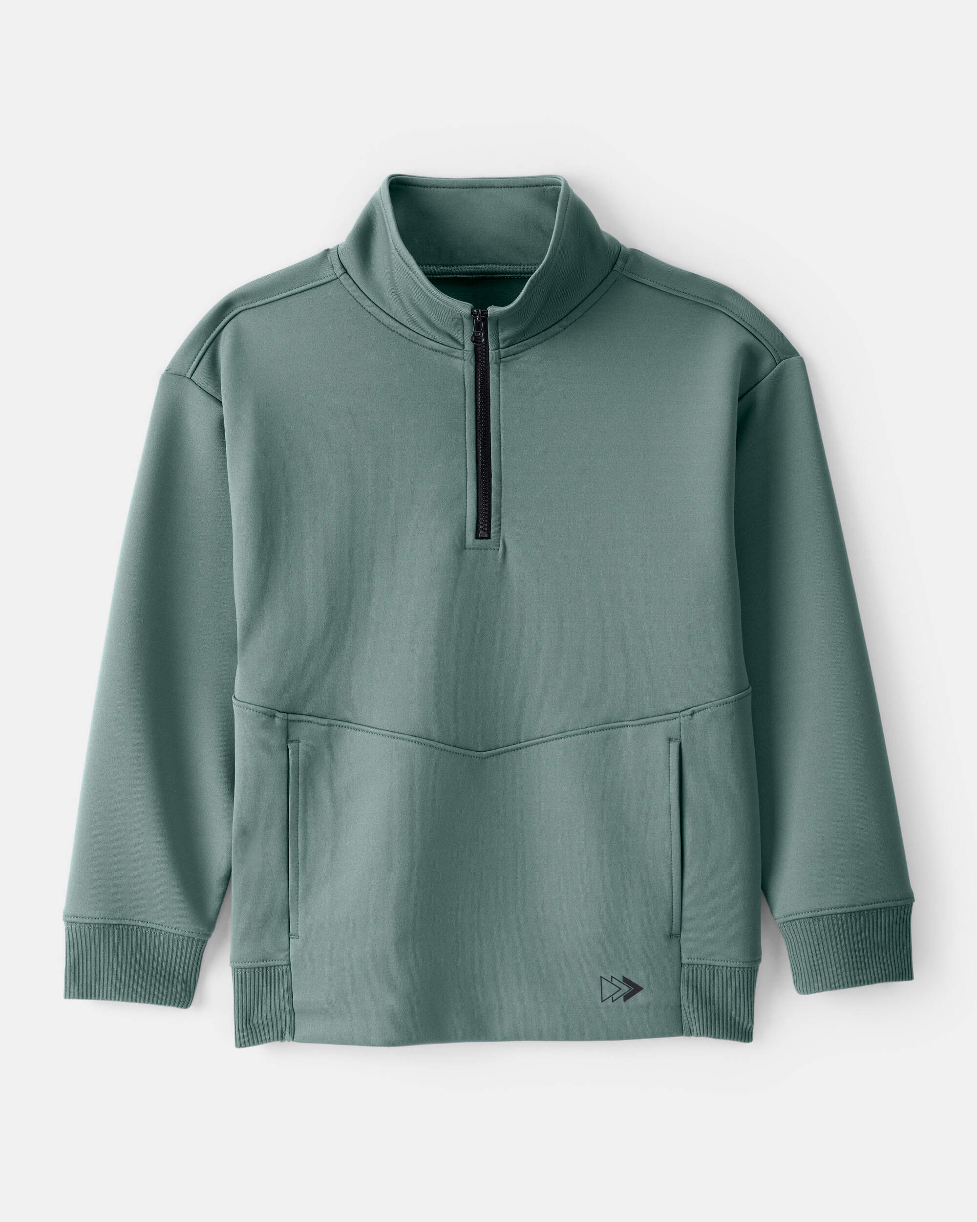 Boys Quarterzip Pullover - Green