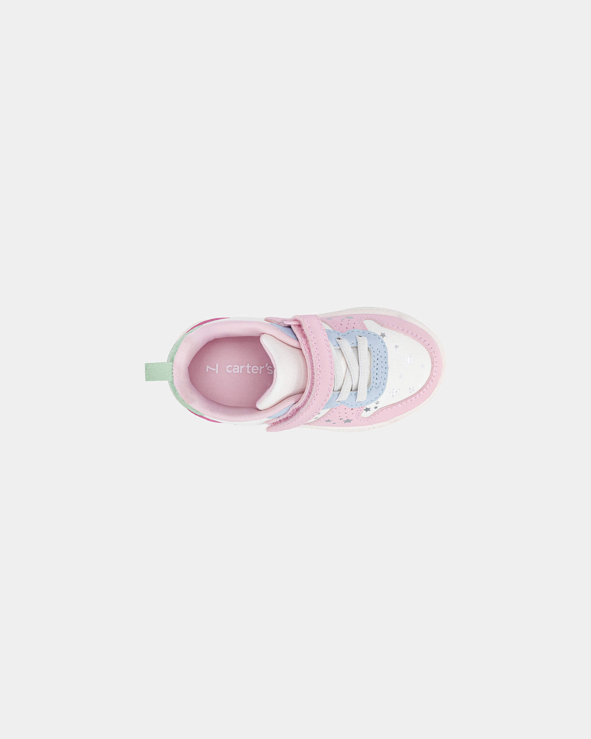 Toddler Girl Colour Block Casual Sneakers - Pink/White