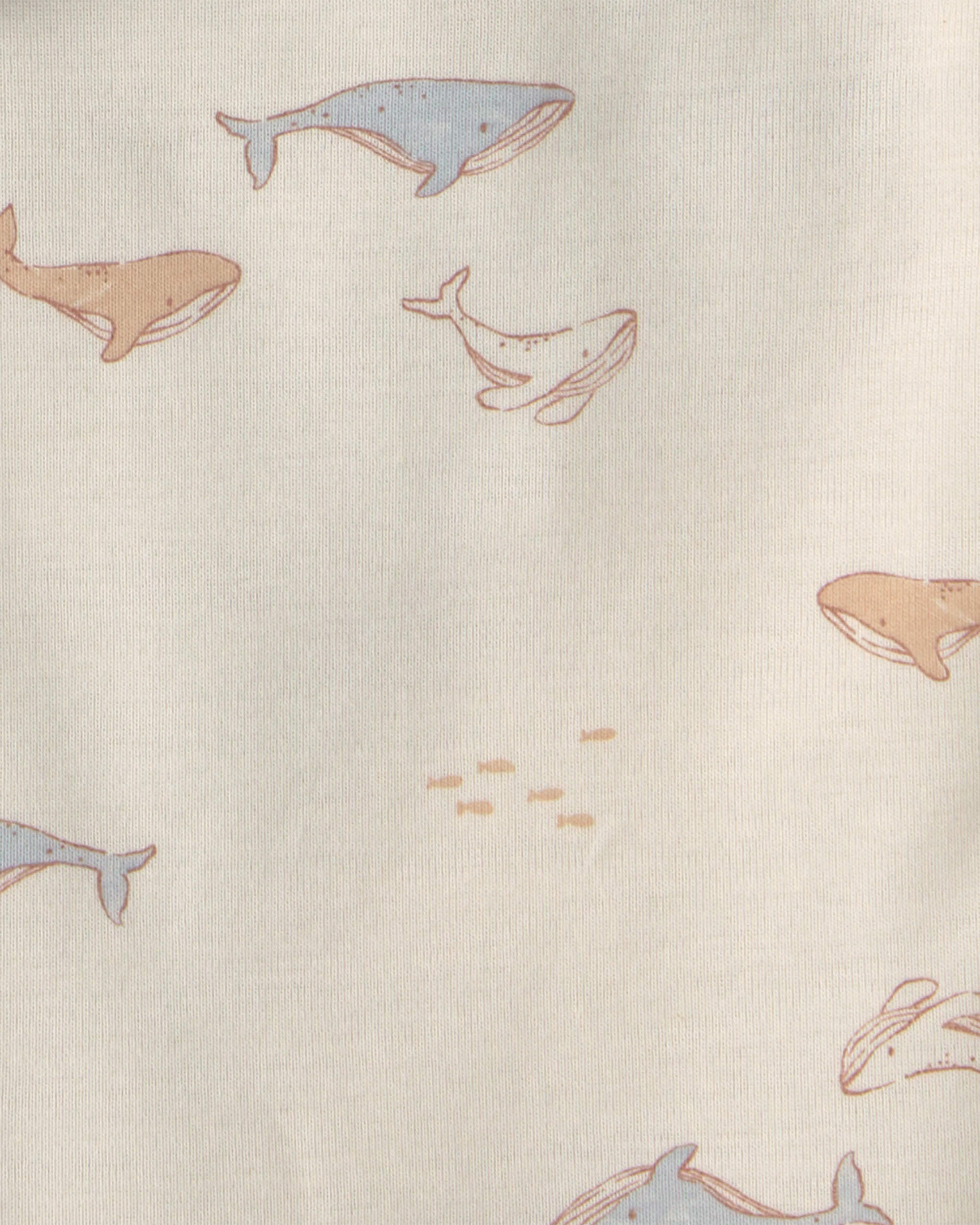 Baby 5-Pack Whale Multipack Bodysuits