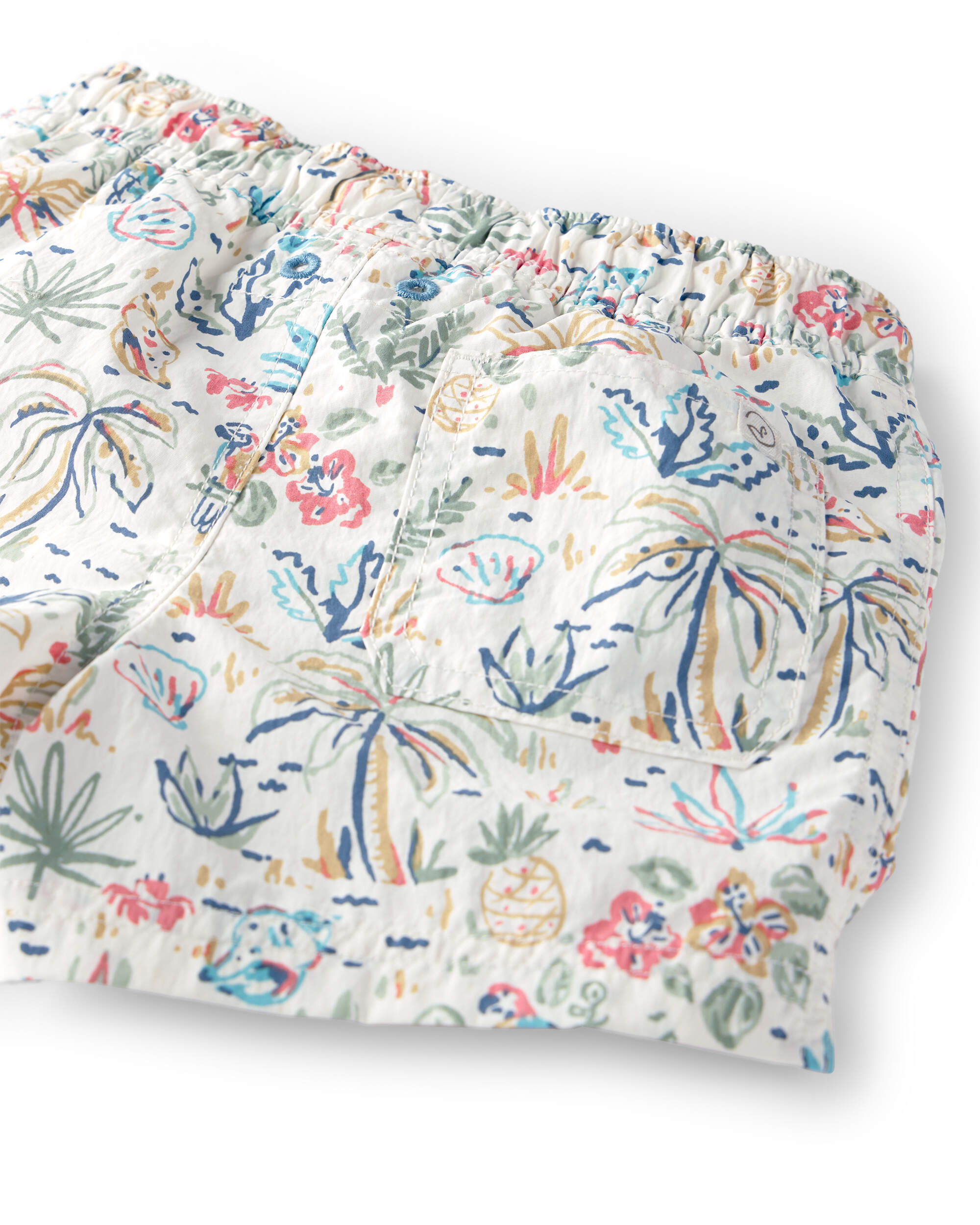 Baby Boy Recycled Swim Trunks Tropical Paradise Print