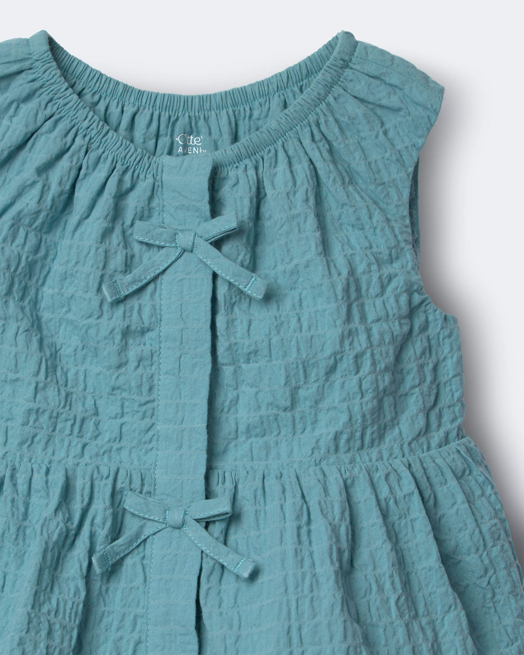 Toddler Girl Peplum Top - Teal