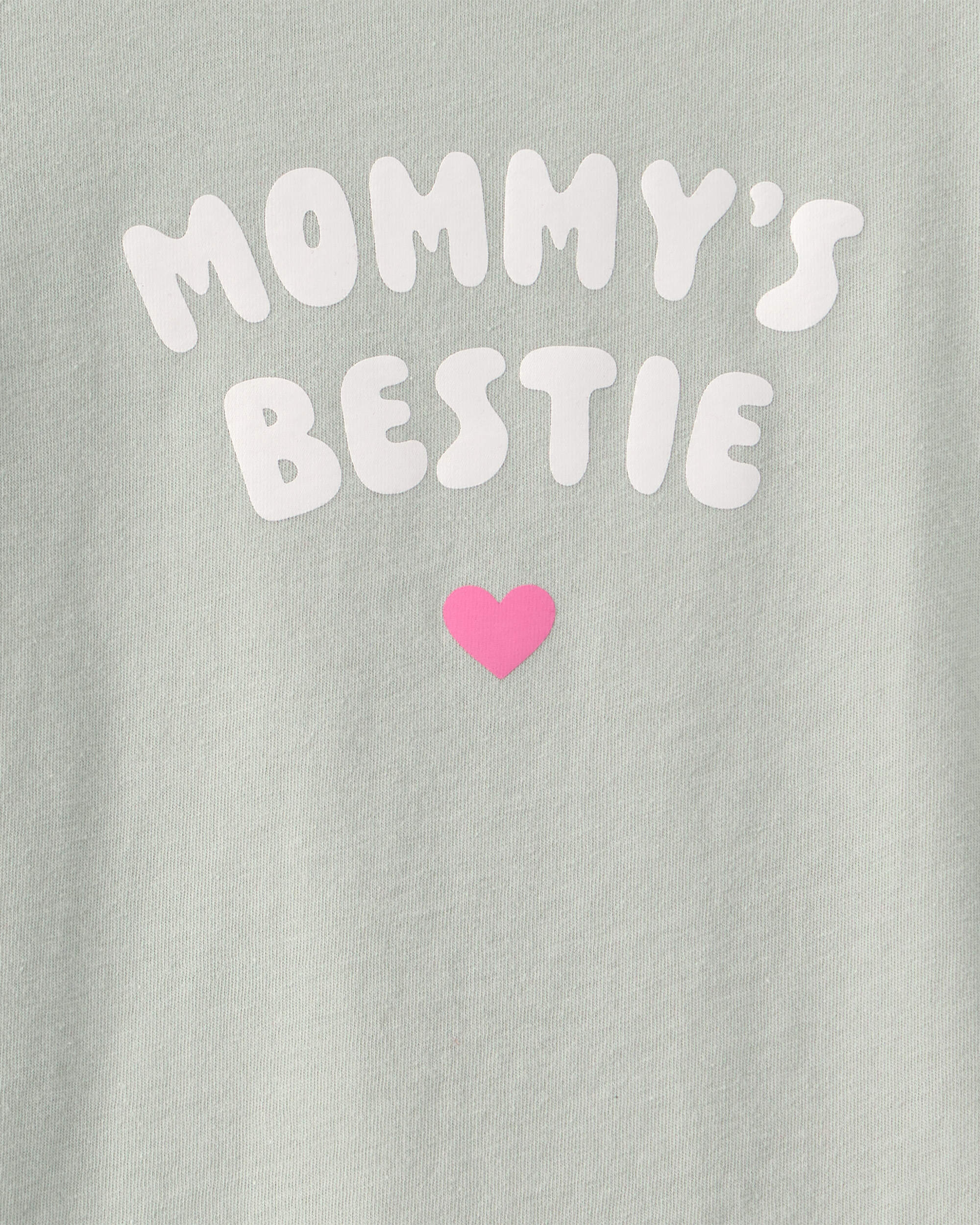 Toddler Girl 'Mommy's Bestie' Graphic Tee - Green