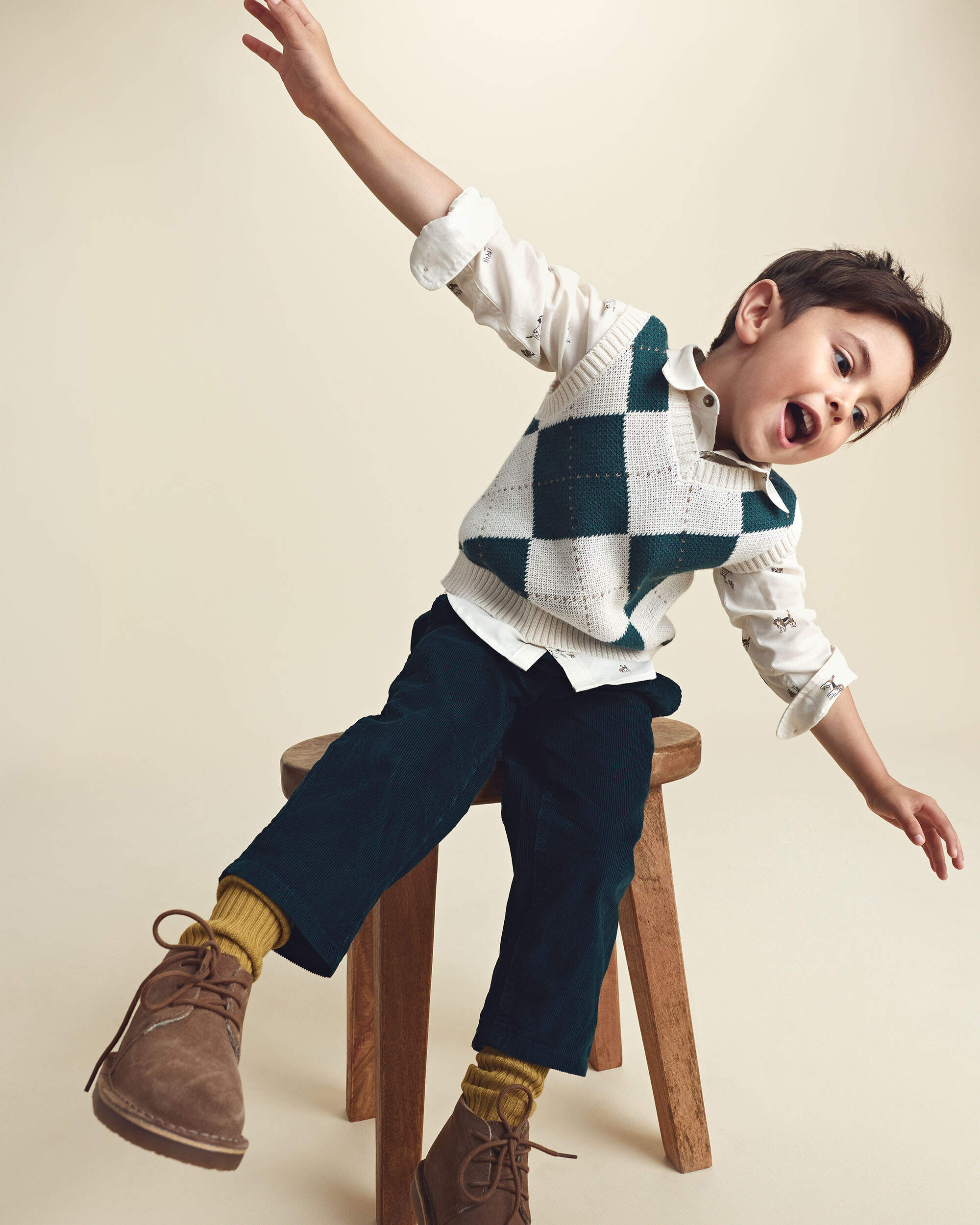 Toddler Boy Argyle Sweater Vest