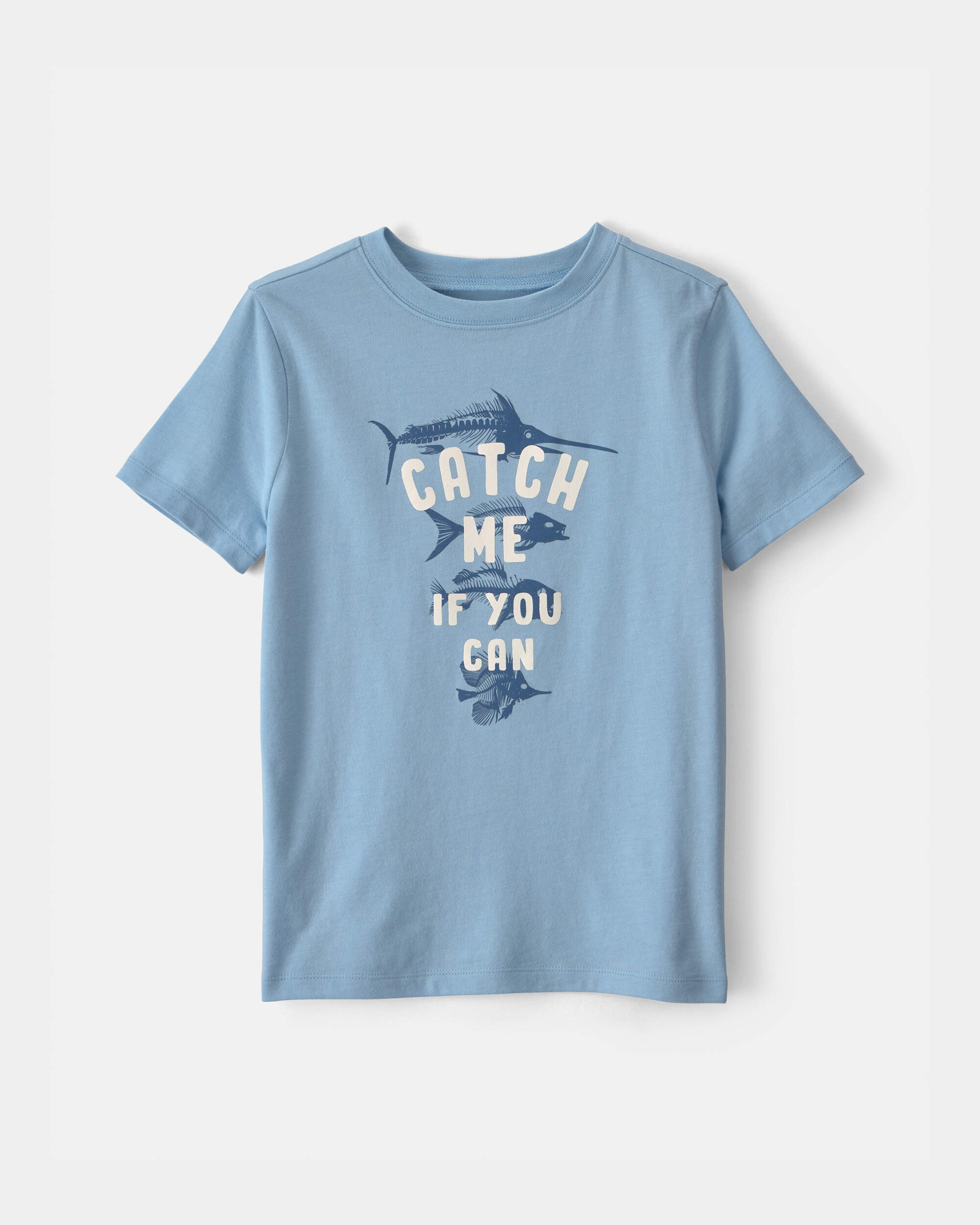 Boys Fish Graphic Tee - Blue