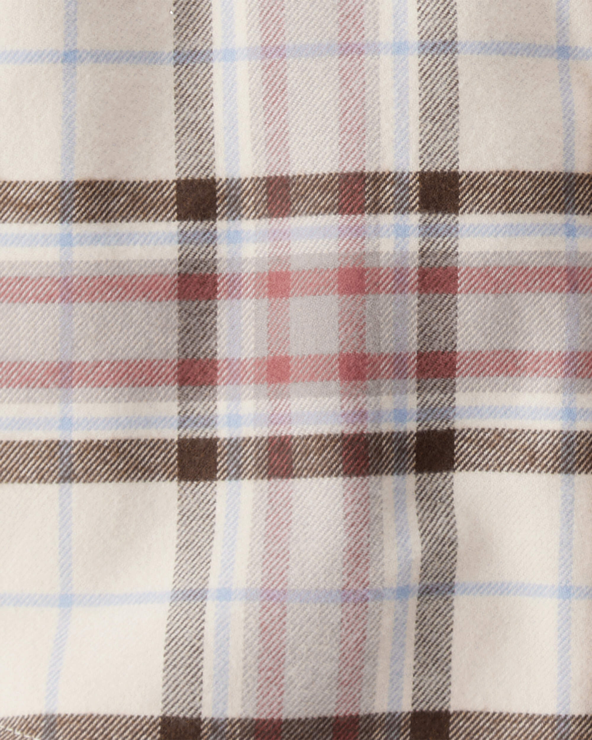 Toddler Boy Organic Cotton Button-Front Flannel