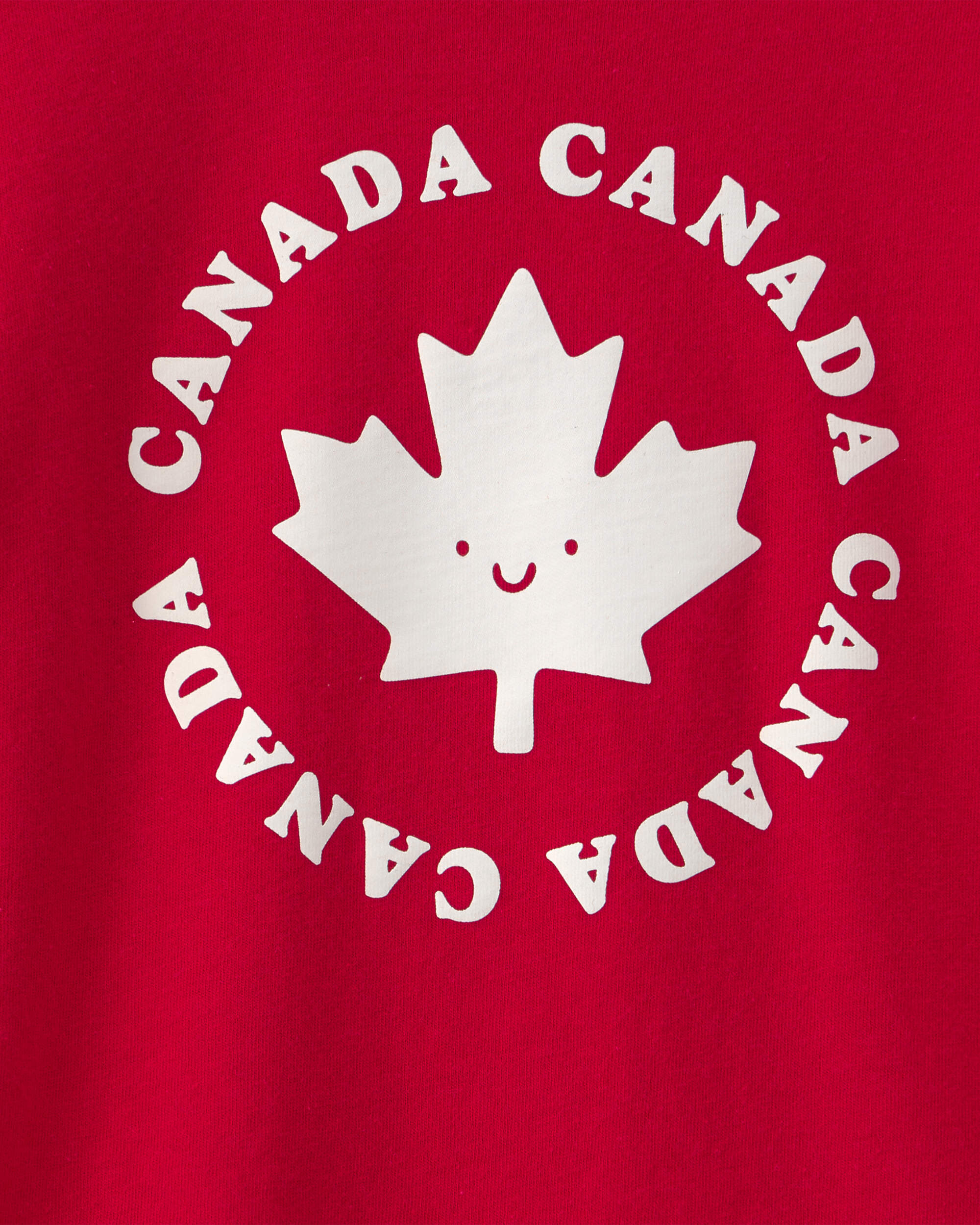 Toddler Boy Canada Day Maple Leaf Graphic Tee - Red