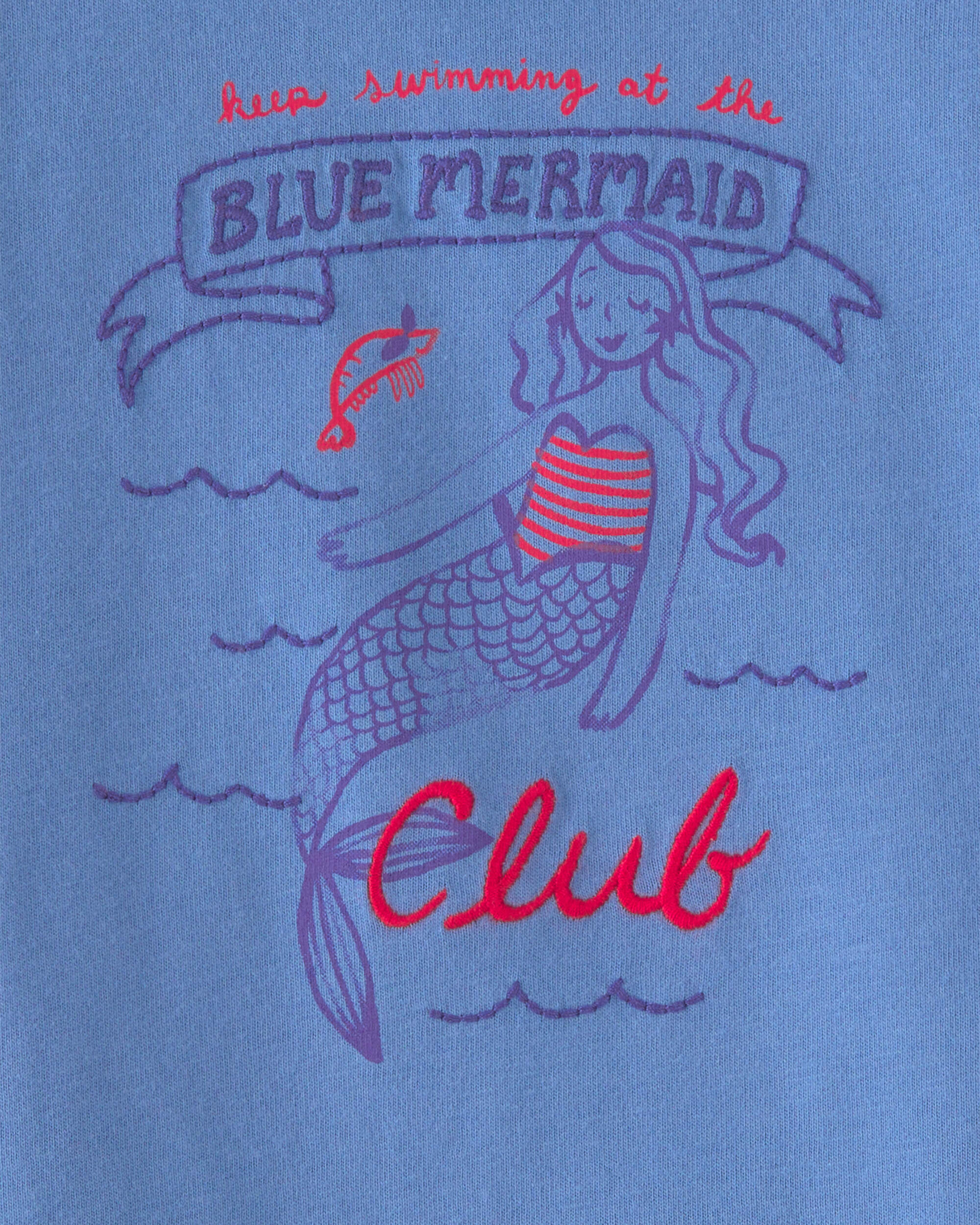 Baby Girl Mermaid Top - Blue