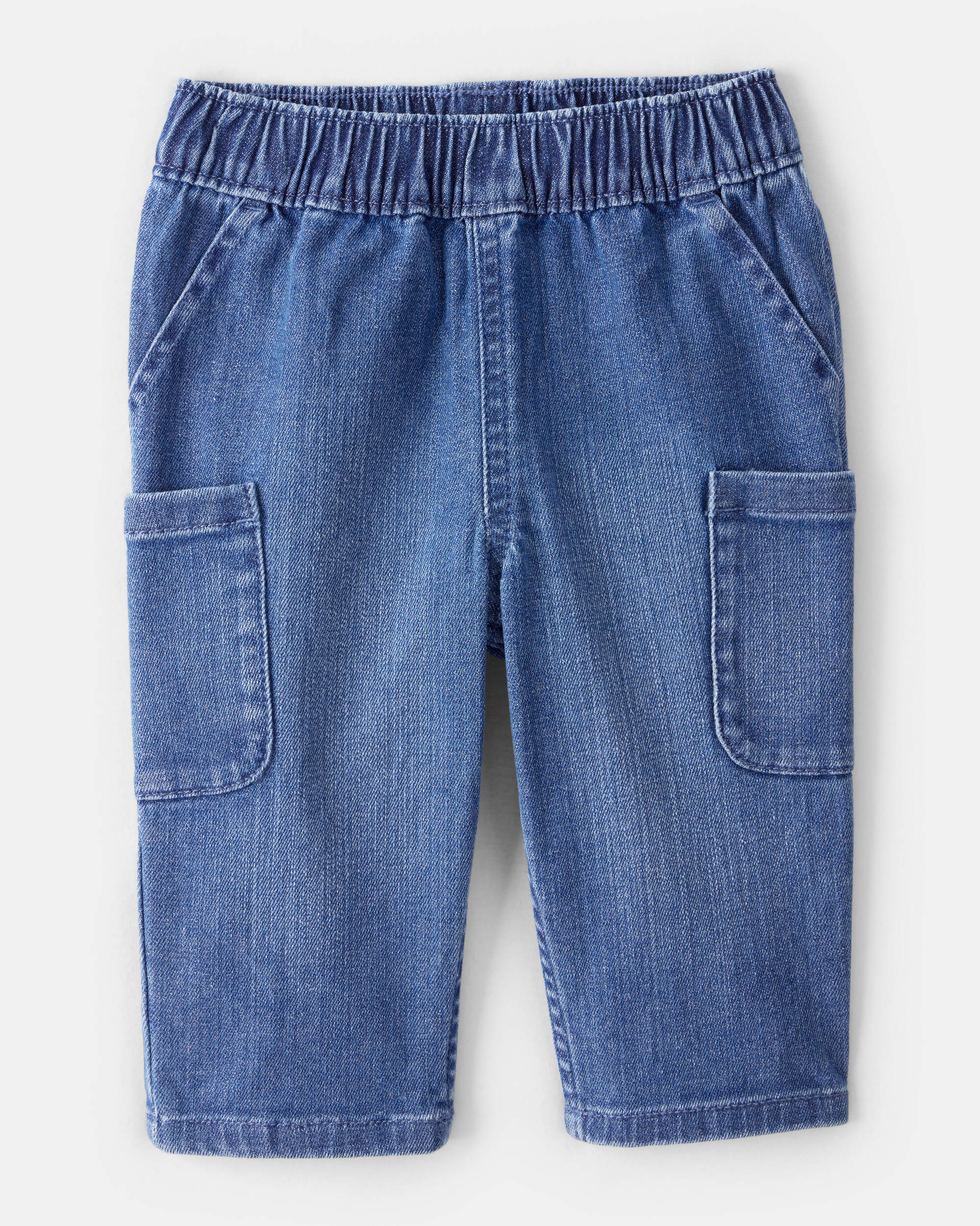 Baby Boy 3-Piece Plaid Shacket Outfit Set