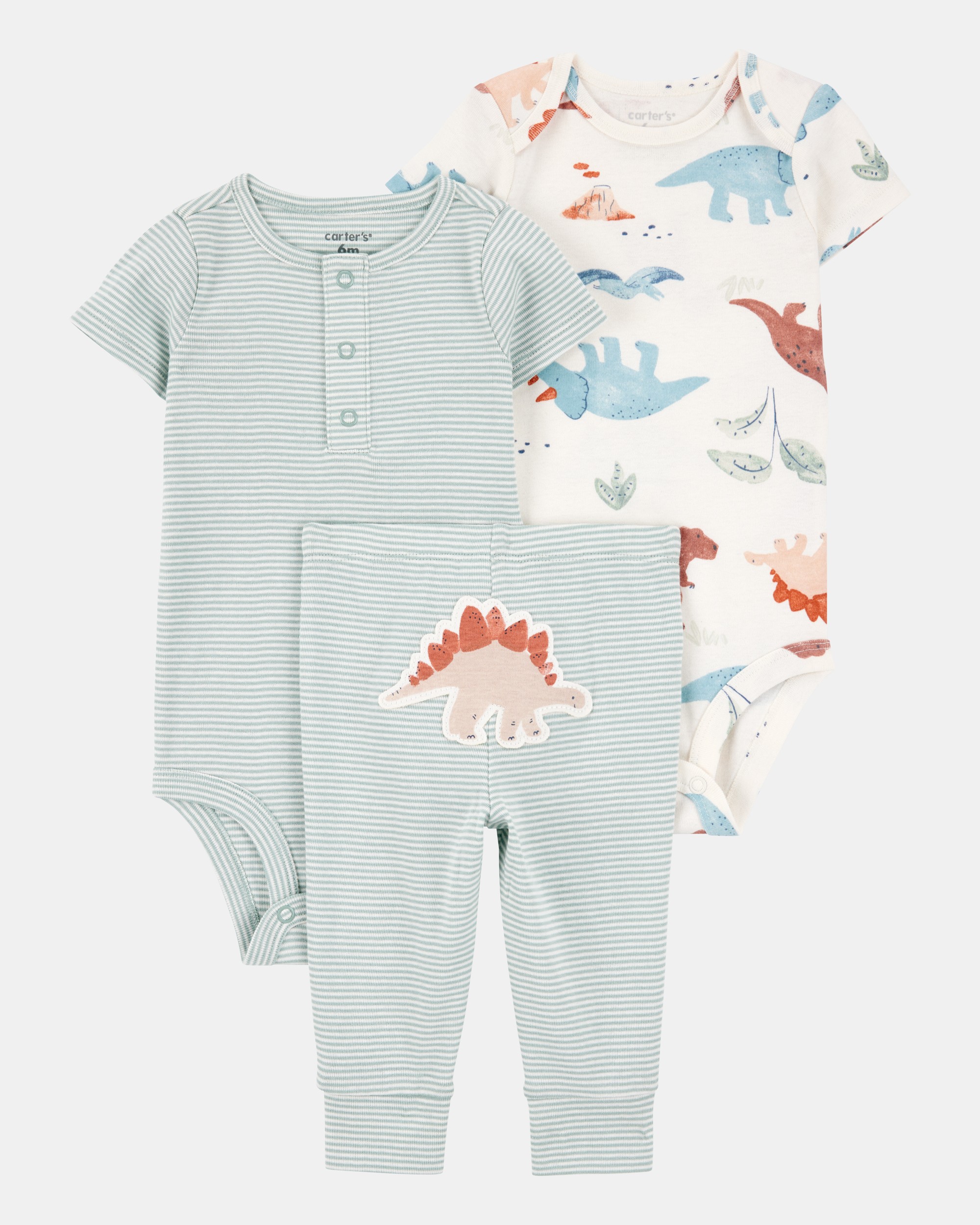 Baby Boy 3-Piece Dinosaur Little Character Set