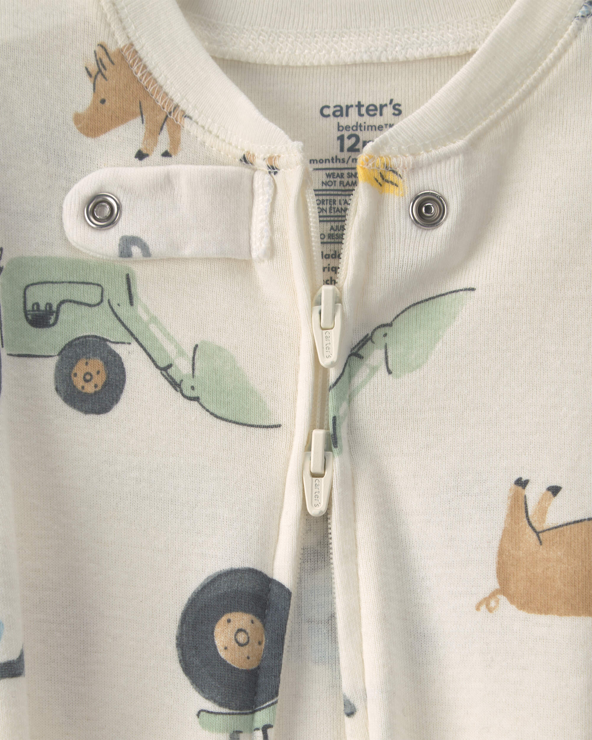 Baby Boy Farm 100% Cotton 1-Piece Pyjama