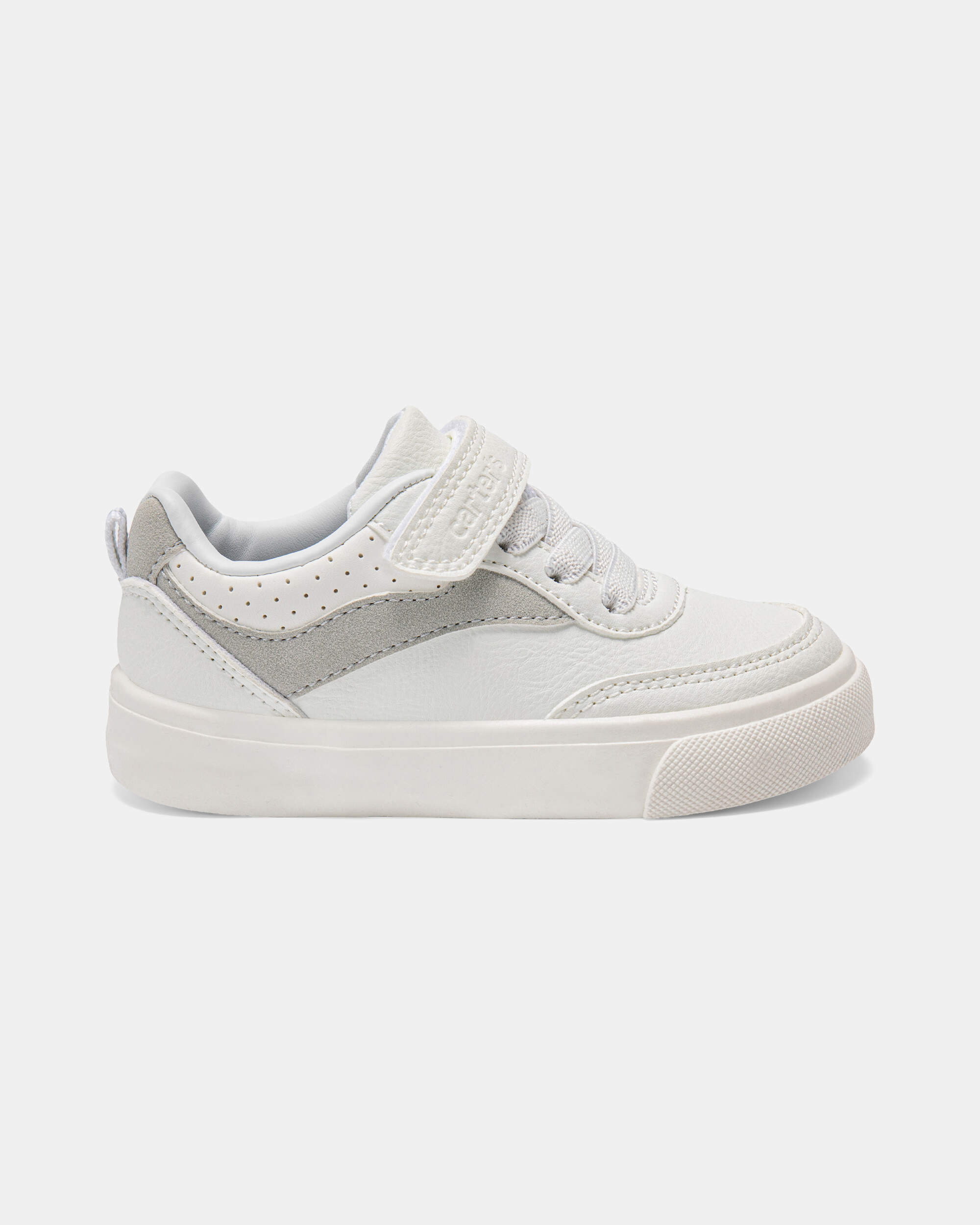 Toddler Boy Casual Shoes - White/Grey