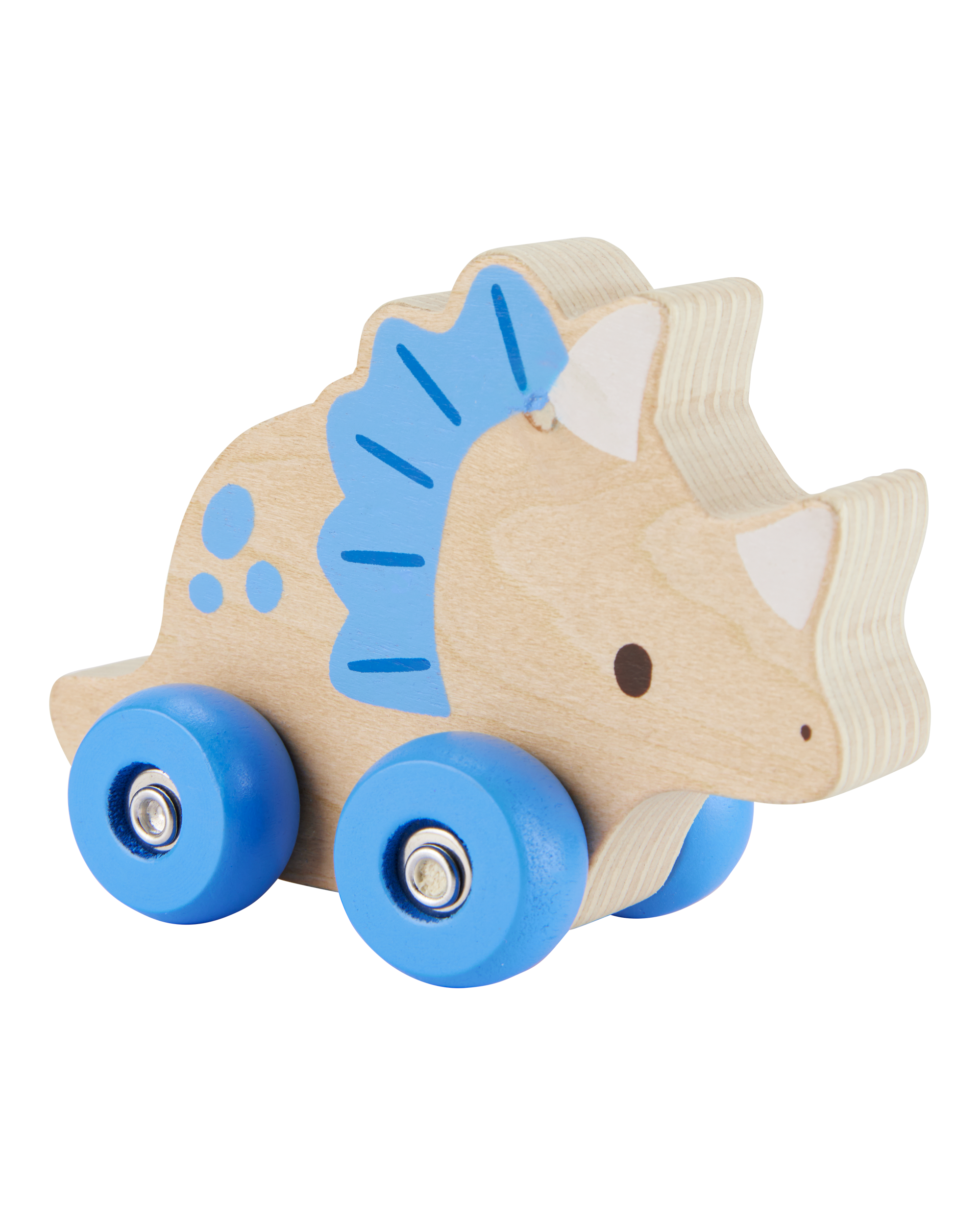 Baby Dinosaur Wooden Push Car
