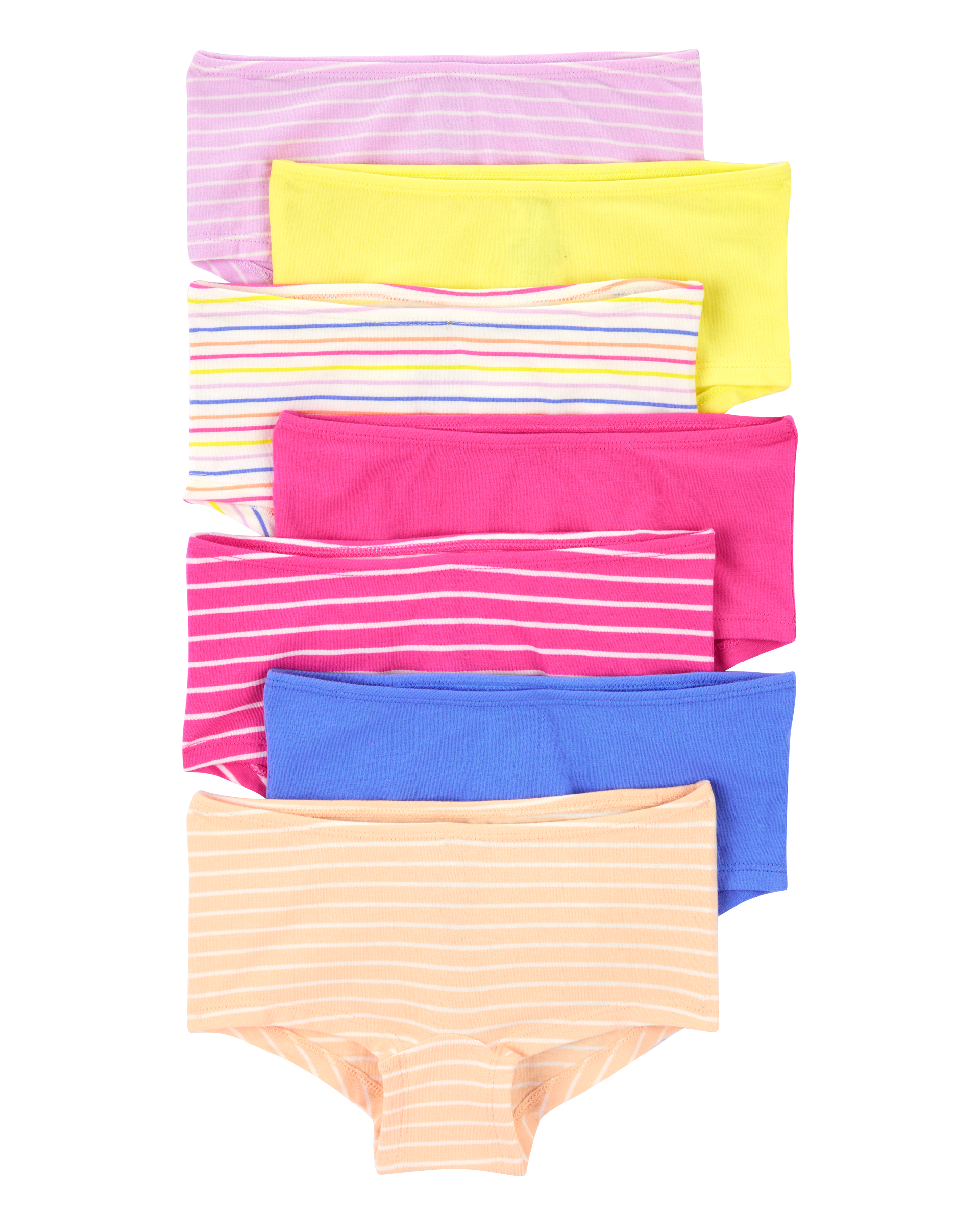 Kid 7-Pack Boyshort Cotton Underwear