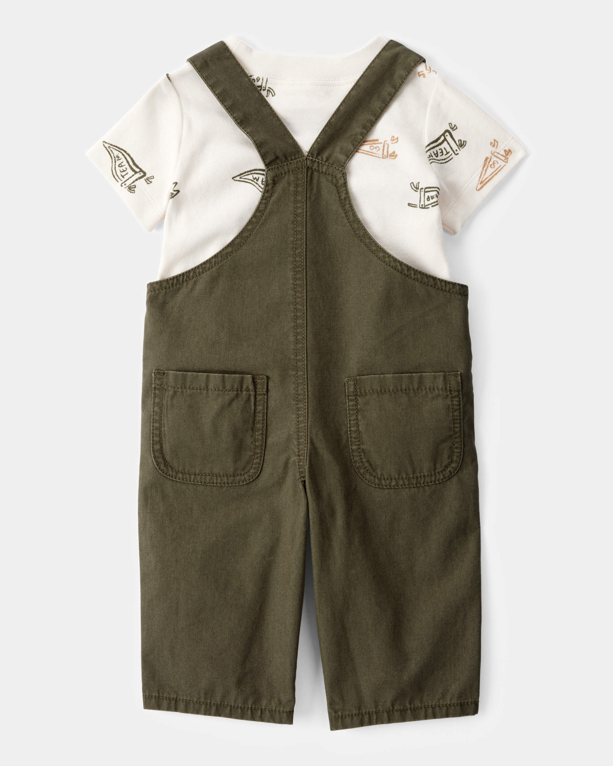 Baby 2-Piece Team Champ Tee & Overall Set