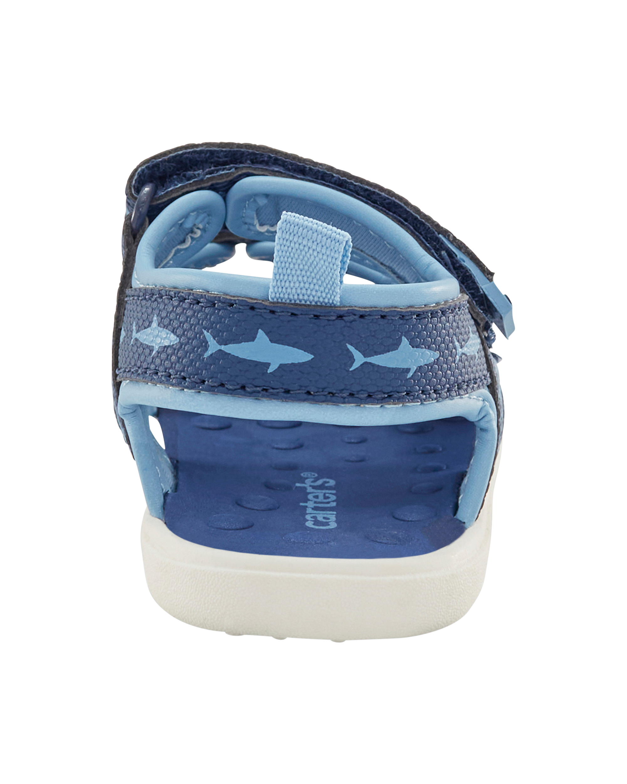 Baby Every Step® First Walker Shark Sandals - Blue