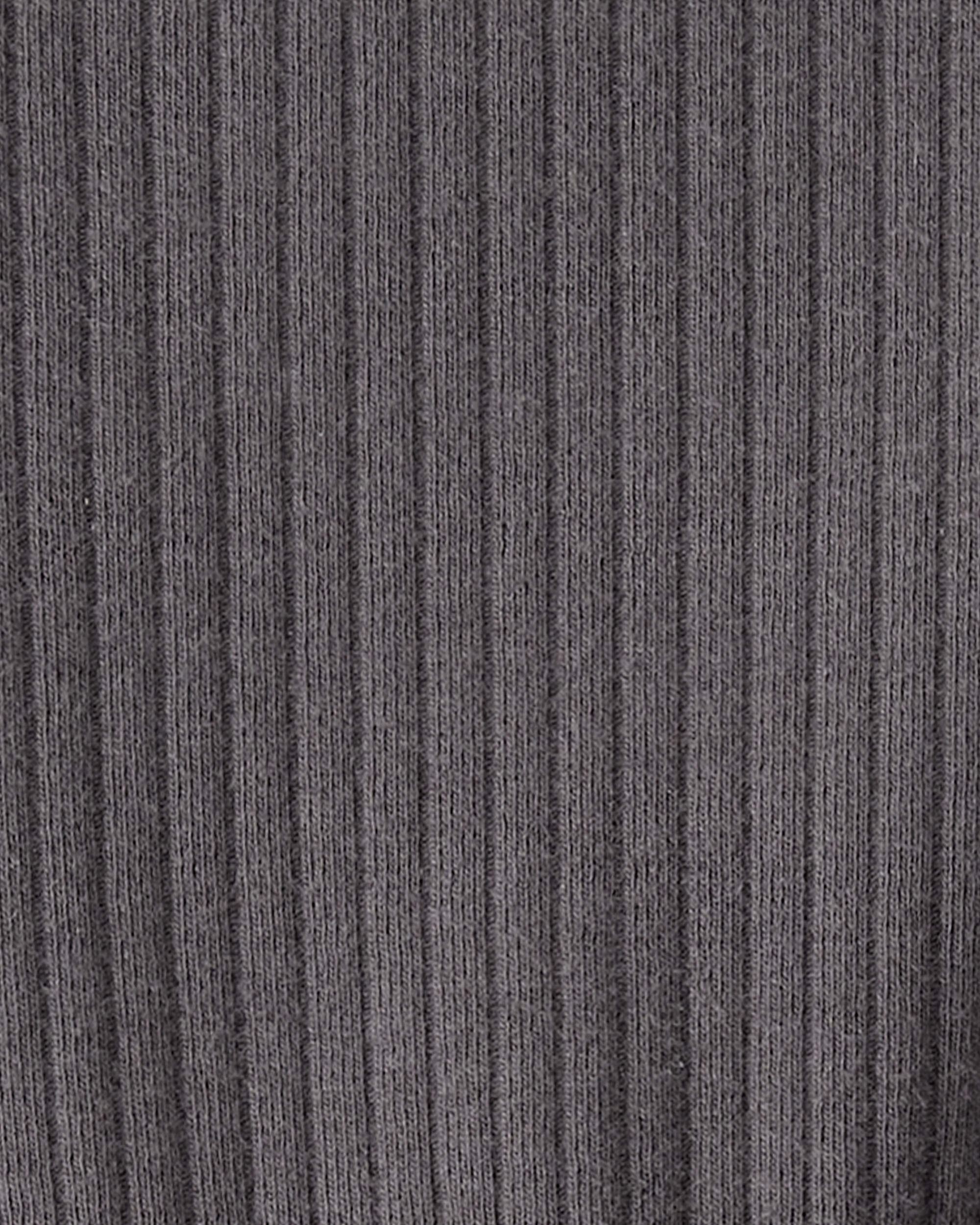 Toddler Girl Long-Sleeve Peplum Top - Black