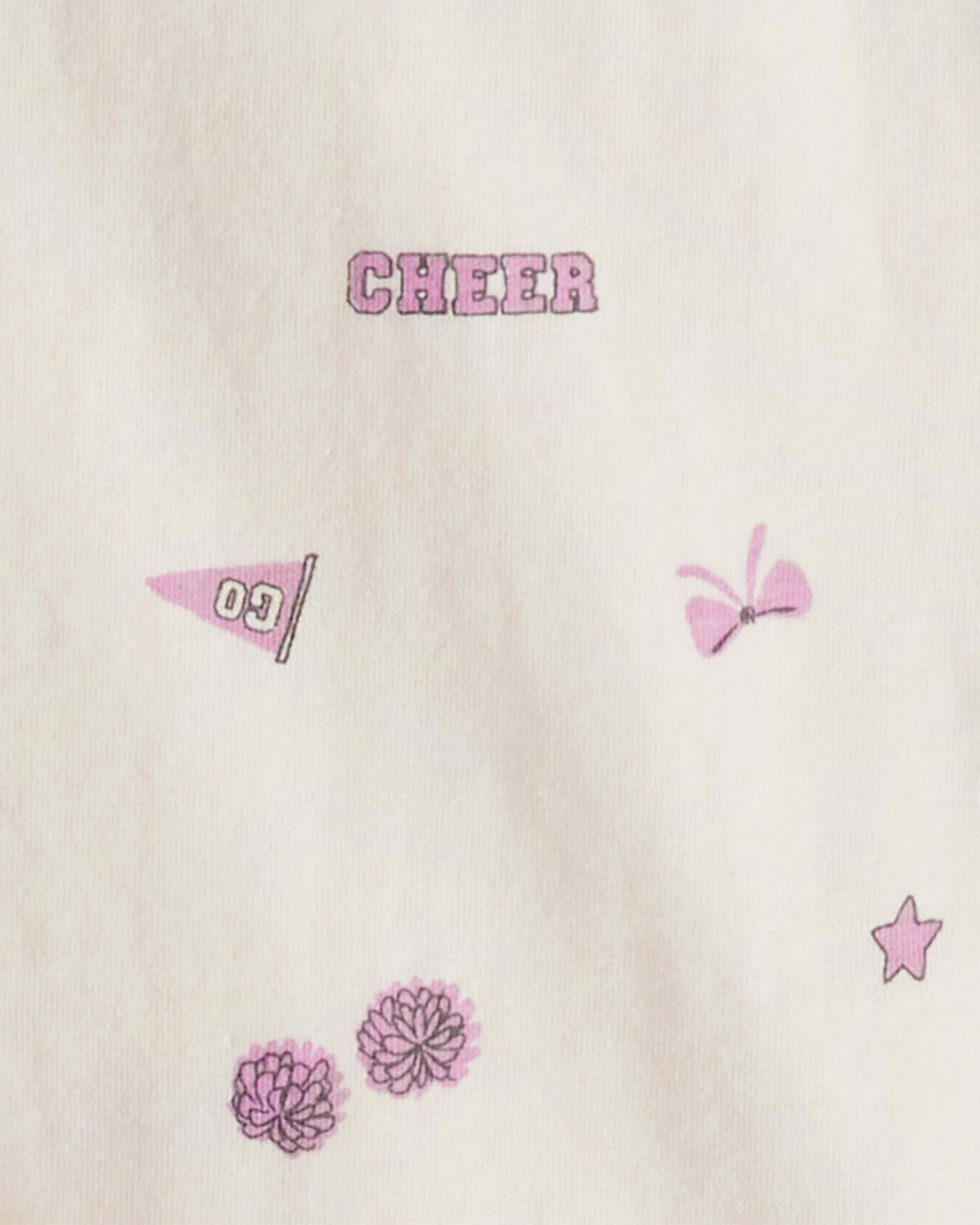 Toddler Girl 3-Piece Cotton Long-Sleeve Layering Set - Purple