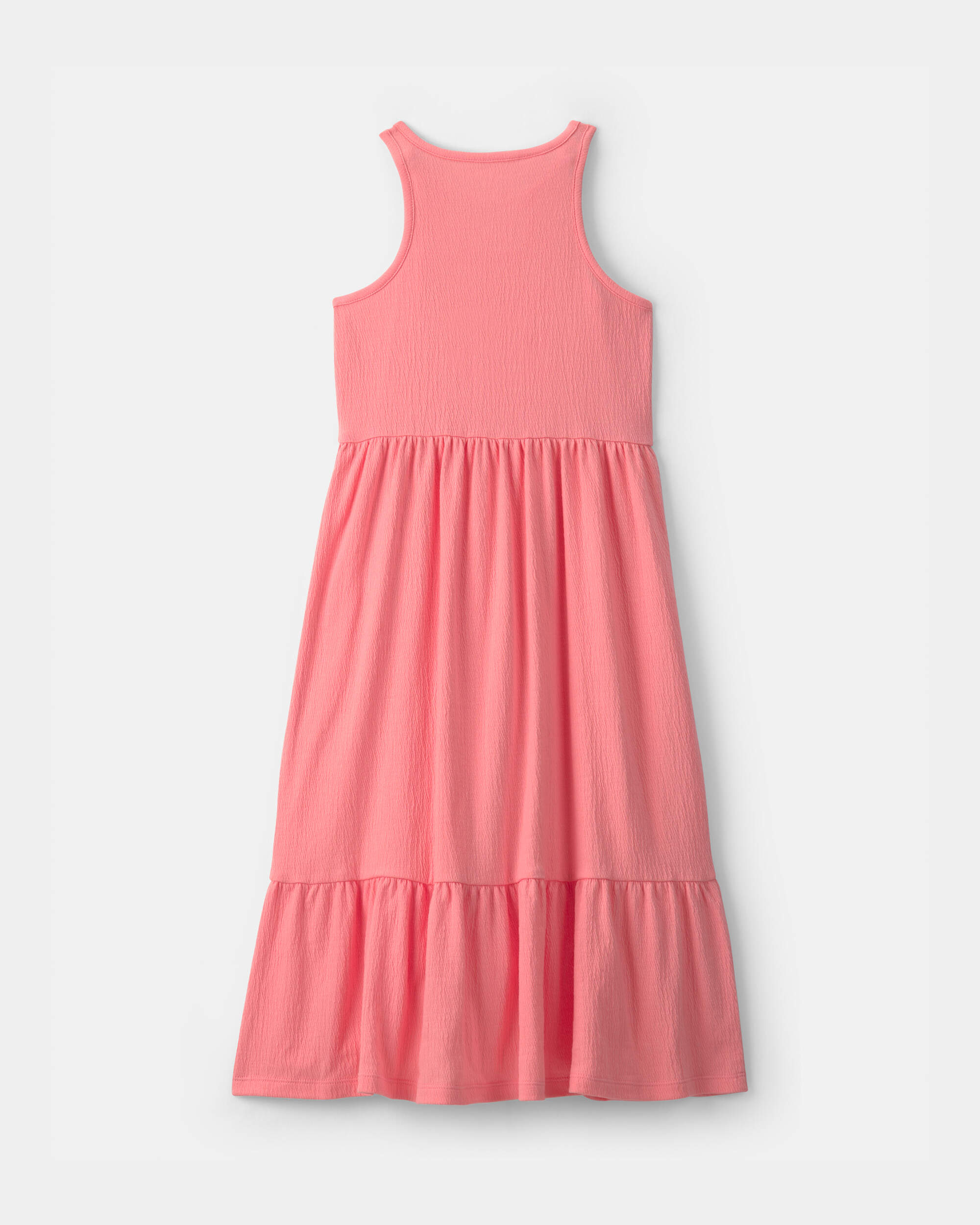 Girls Sleeveless Maxi Dress - Pink