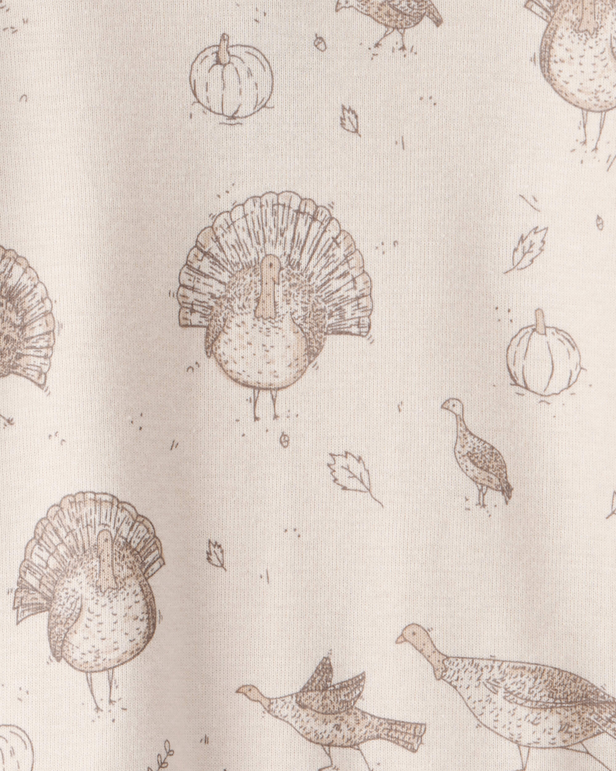 Baby Organic Cotton Pyjamas Autumn Grove Print