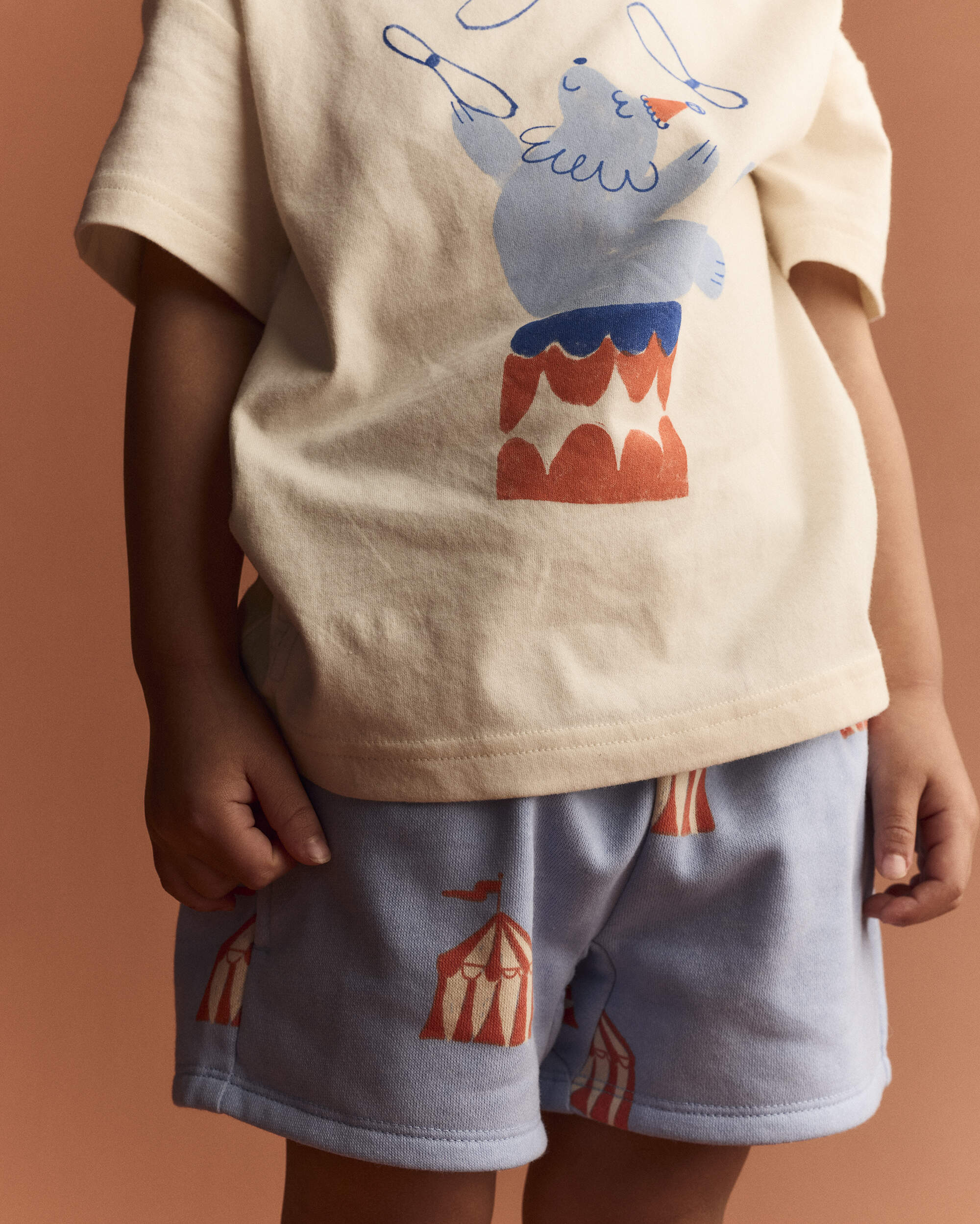 Toddler Boy City Park™ Short Big Top Print - Blue