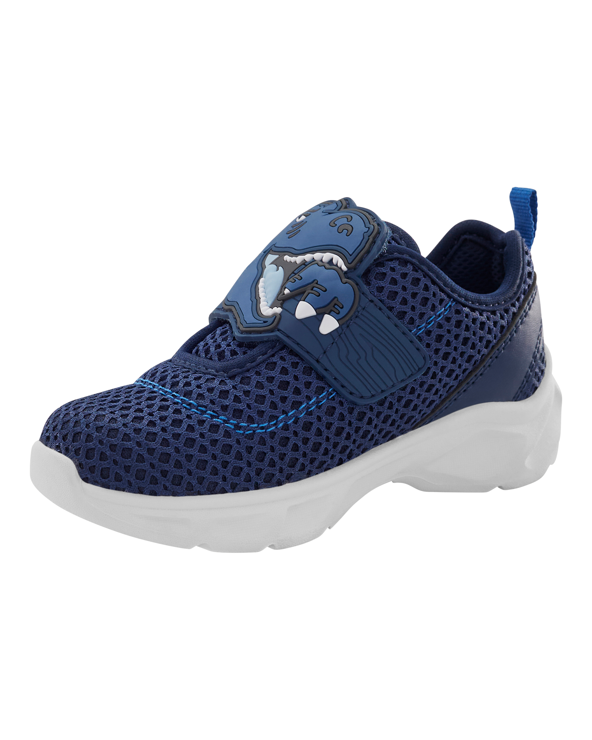 Toddler Dinosaur Light-Up Athletic Sneakers - Navy