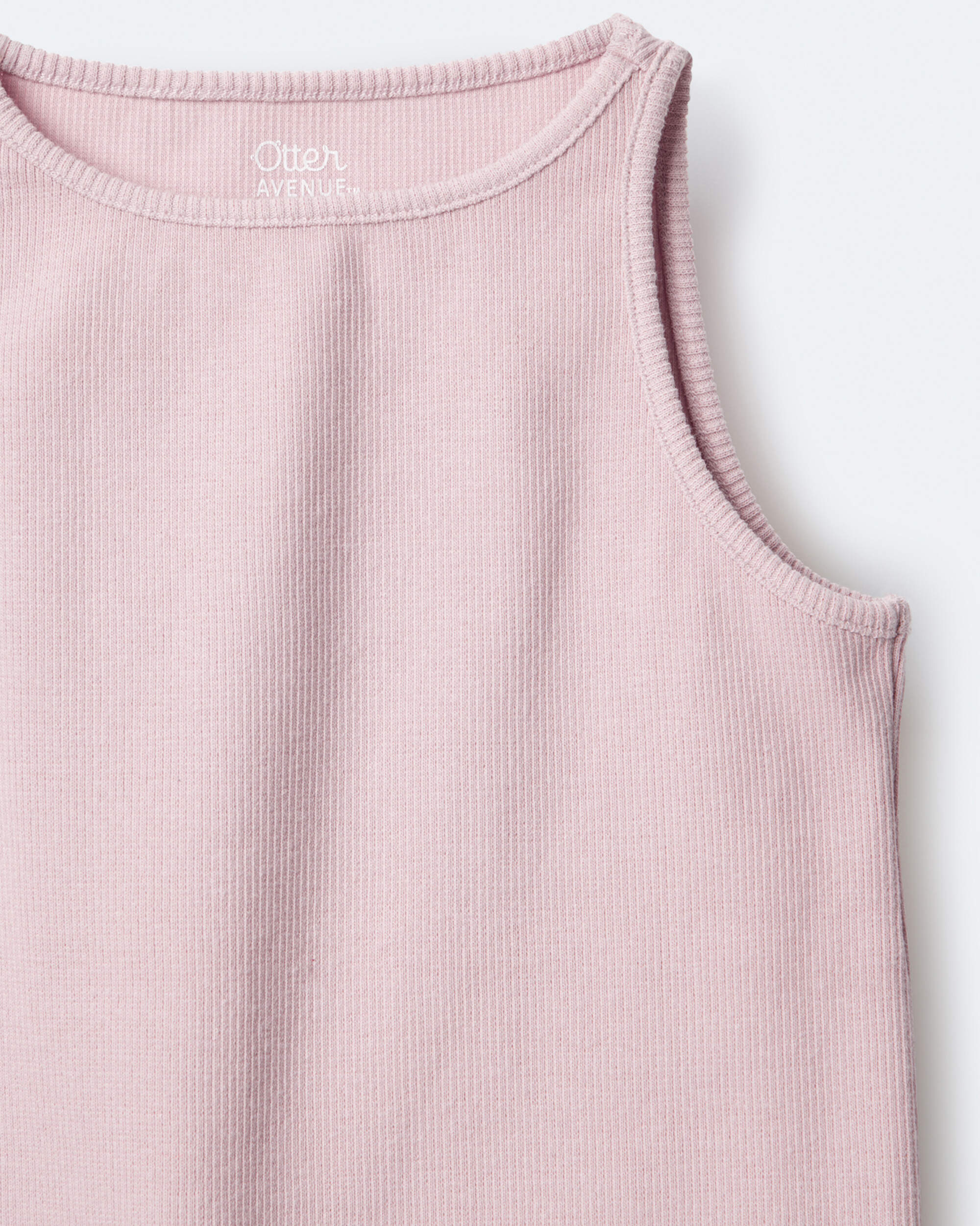 Toddler Girl Ribbed Tank Top - Pink