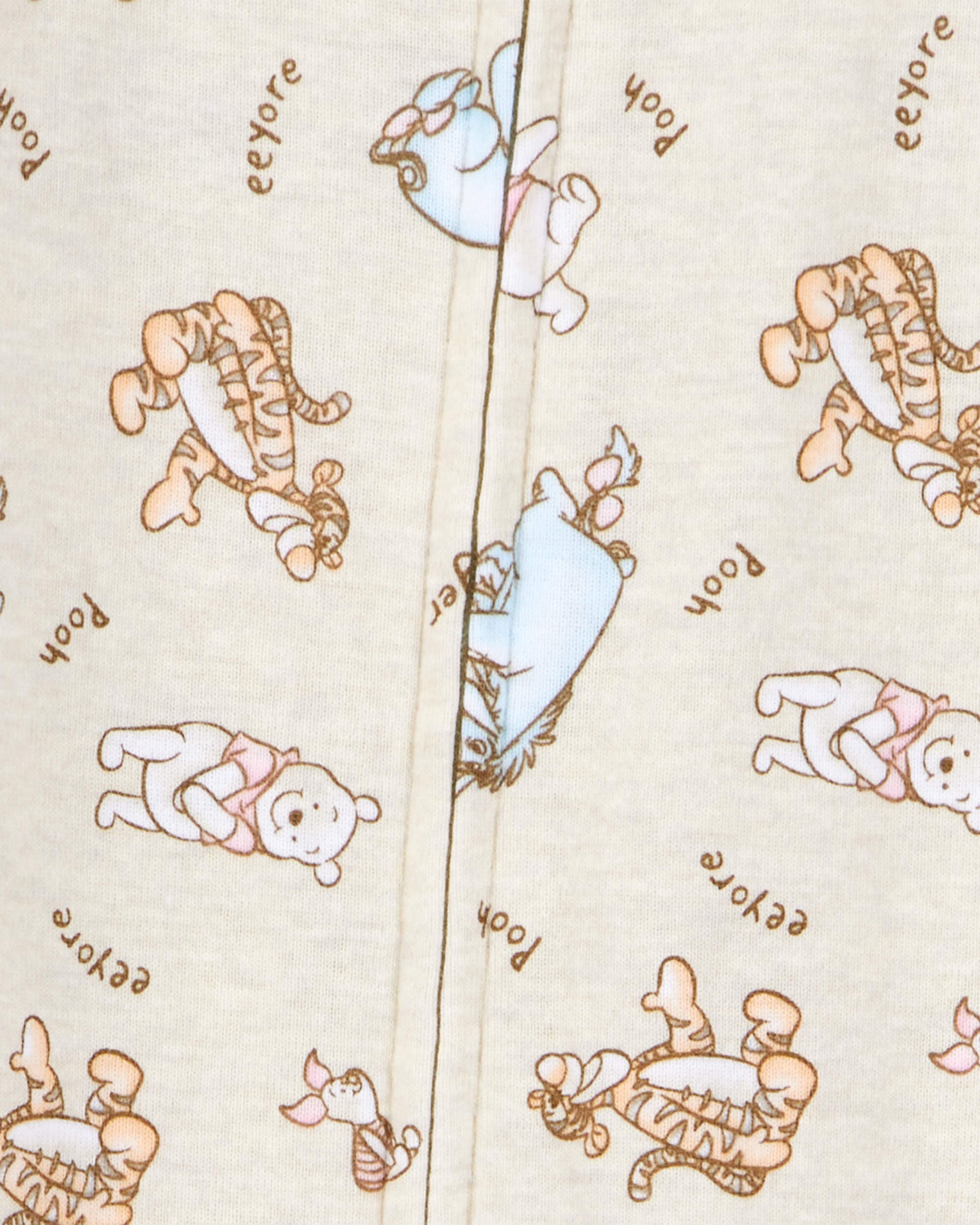 Baby Winnie The Pooh Snug Fit Cotton Footie 1-Piece Pyjamas