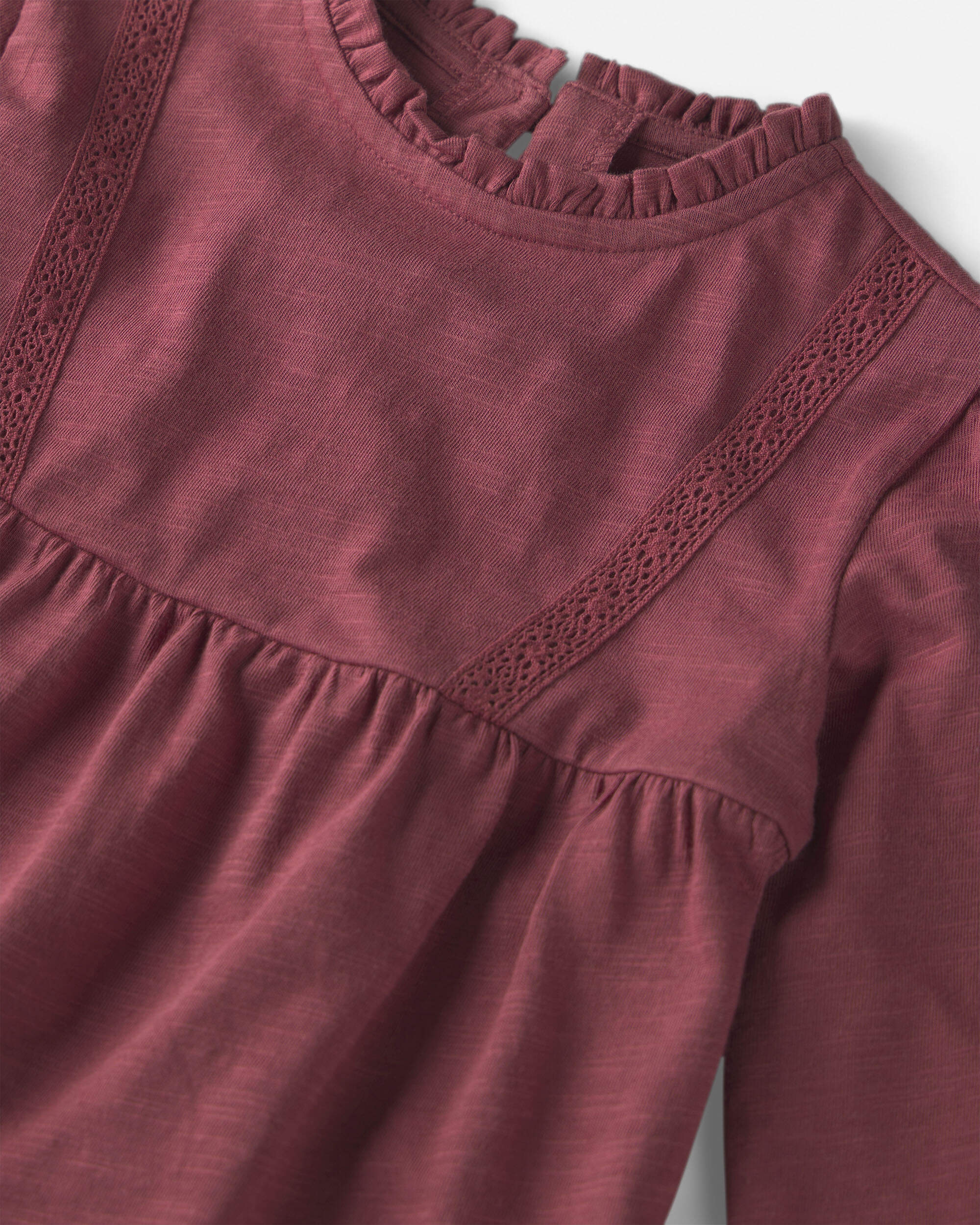 Baby Girl Organic Cotton Peplum Top