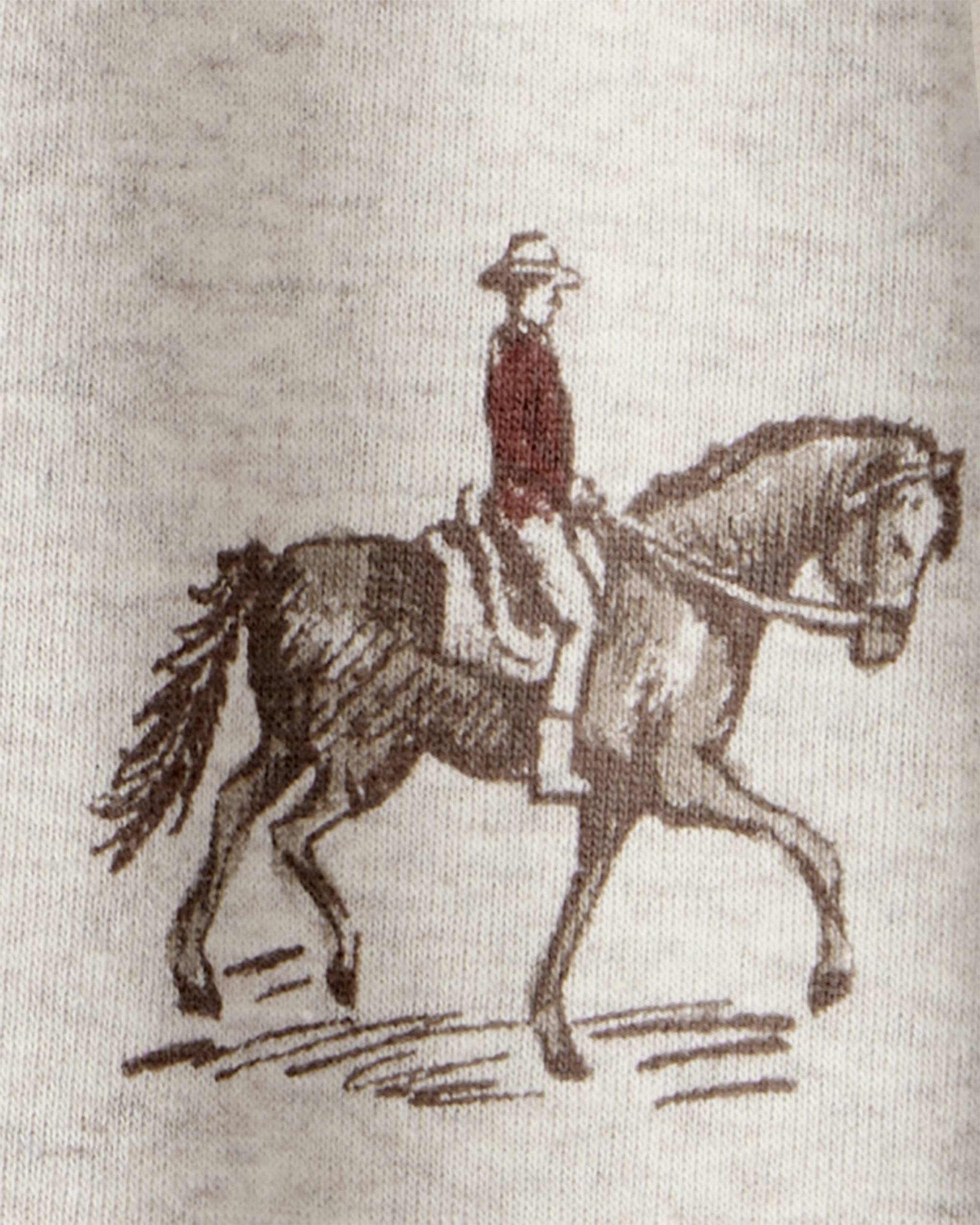 Baby Organic Cotton Sleep & Play Pyjamas Western Rodeo Print