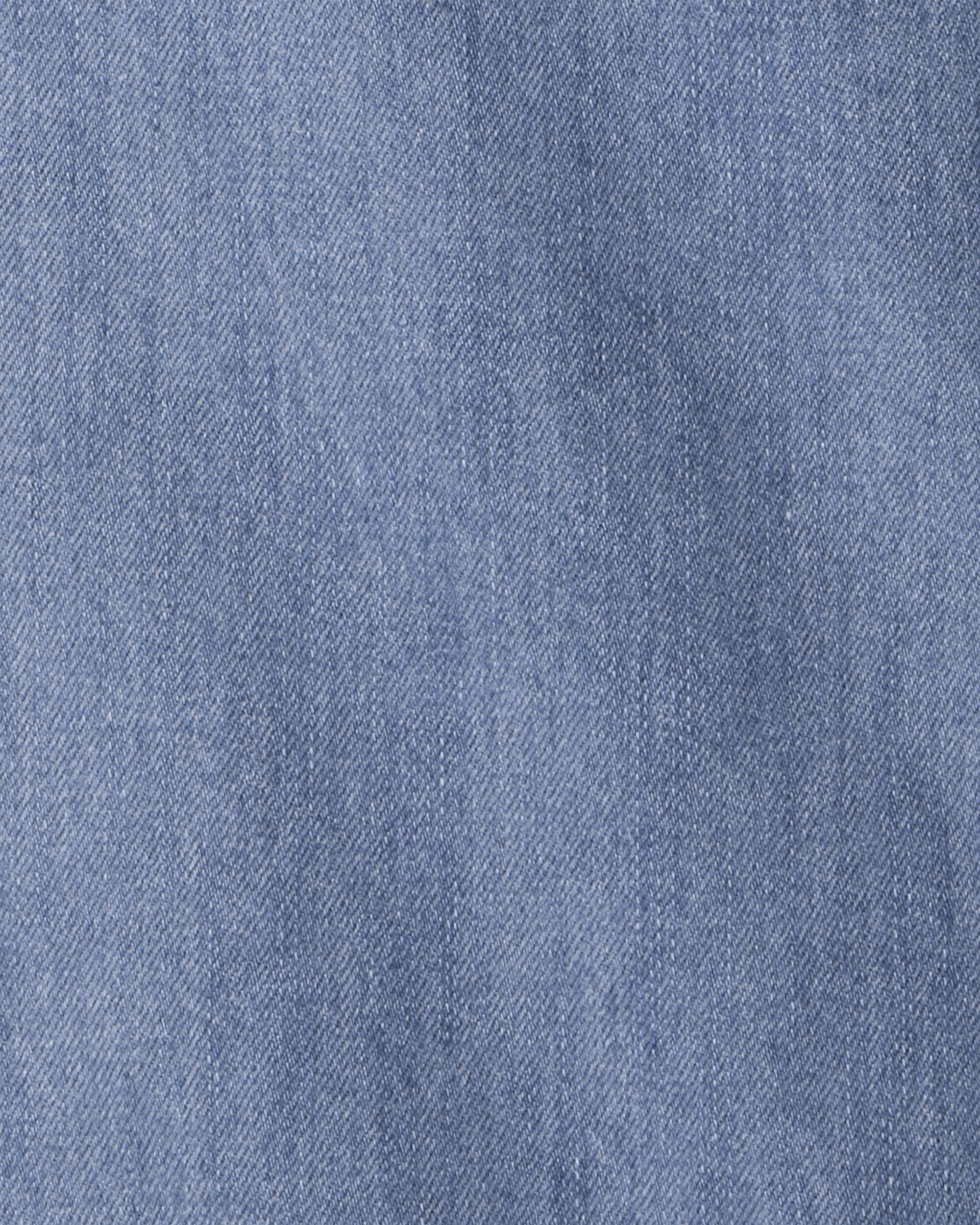 Kids Organic Cotton Denim Cargo Pants
