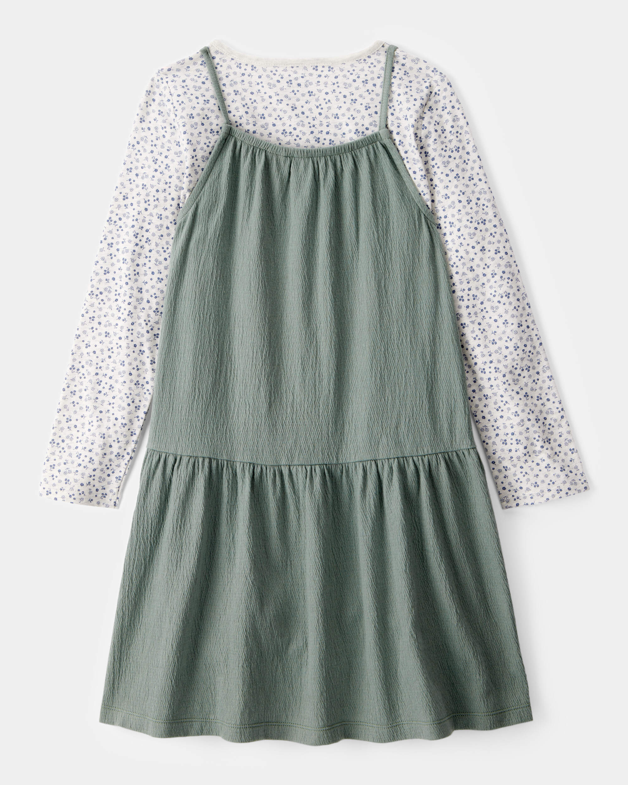 Kid 2-Piece Floral Tee & Tank Dress