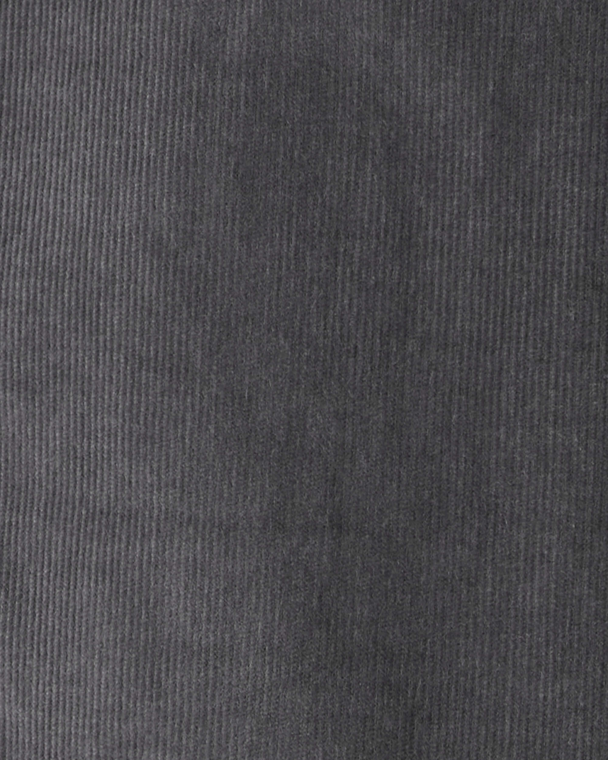 Girls Corduroy Wide-Leg Pants - Grey