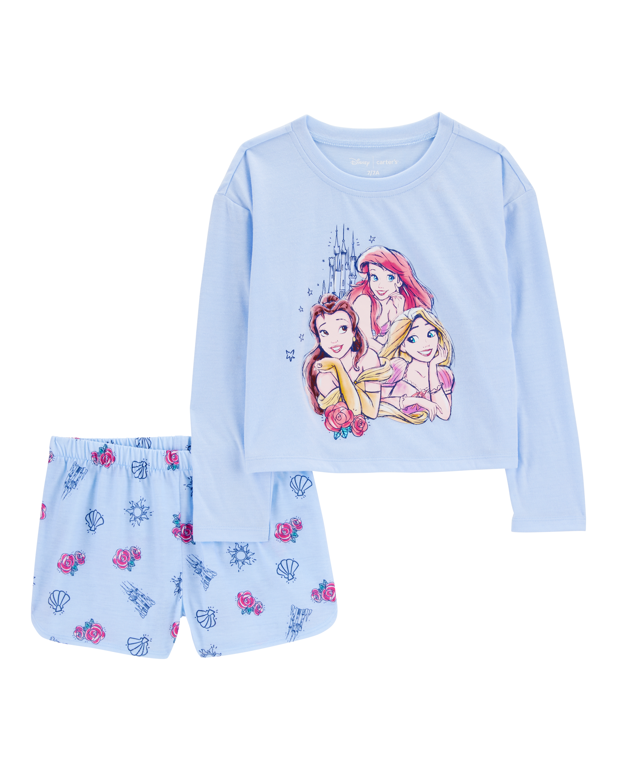 Kid Disney© Princess  Loose-Fit 2-Piece Pyjamas - Blue