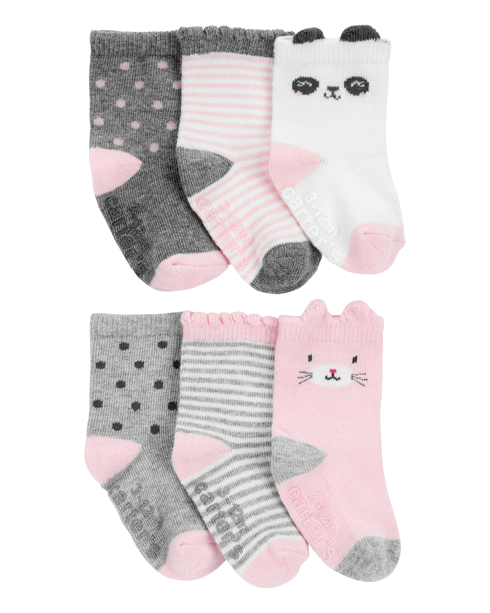 Toddler 6-Pack Critter Socks
