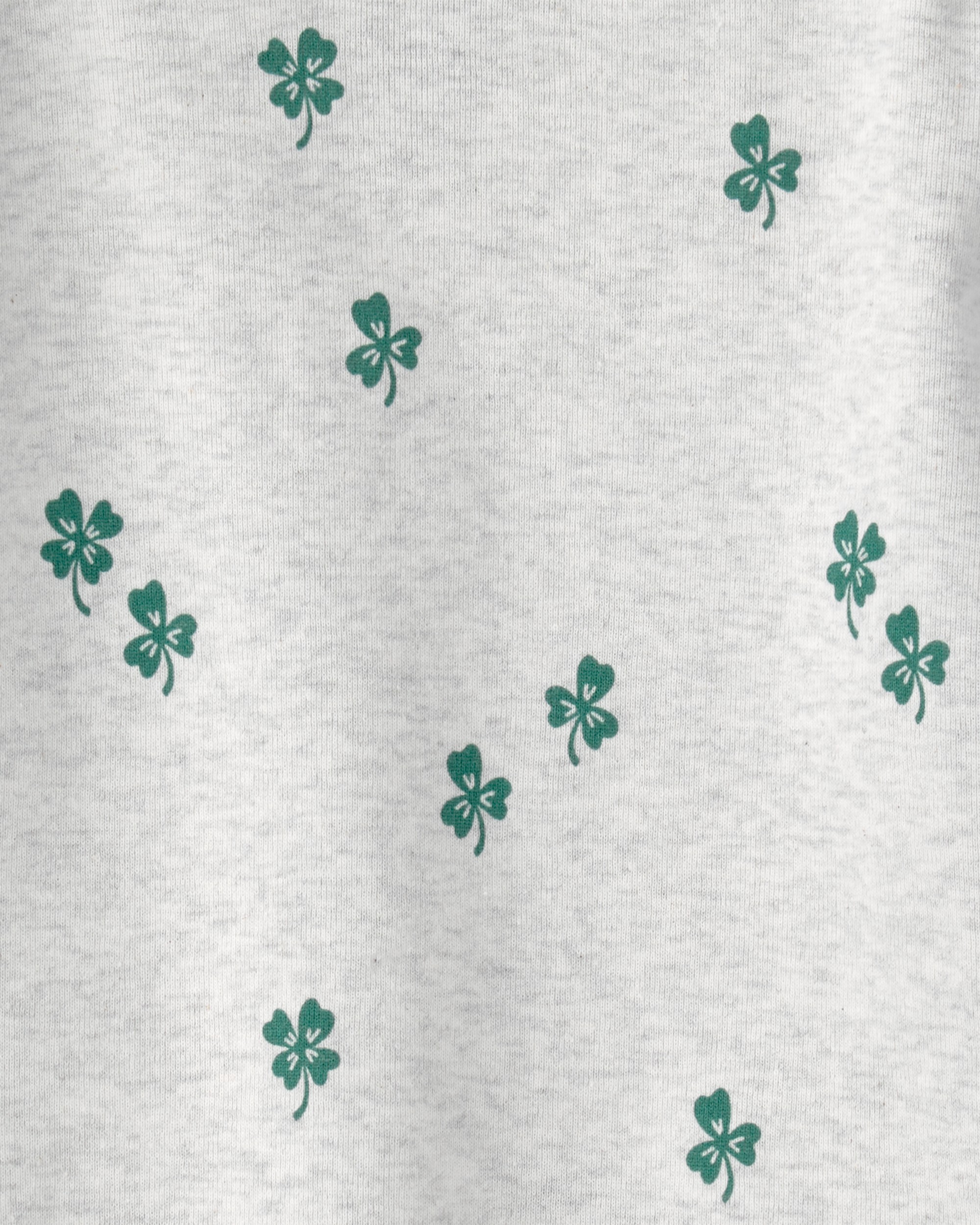 Toddler Organic Cotton Pyjamas Lucky Clovers Print