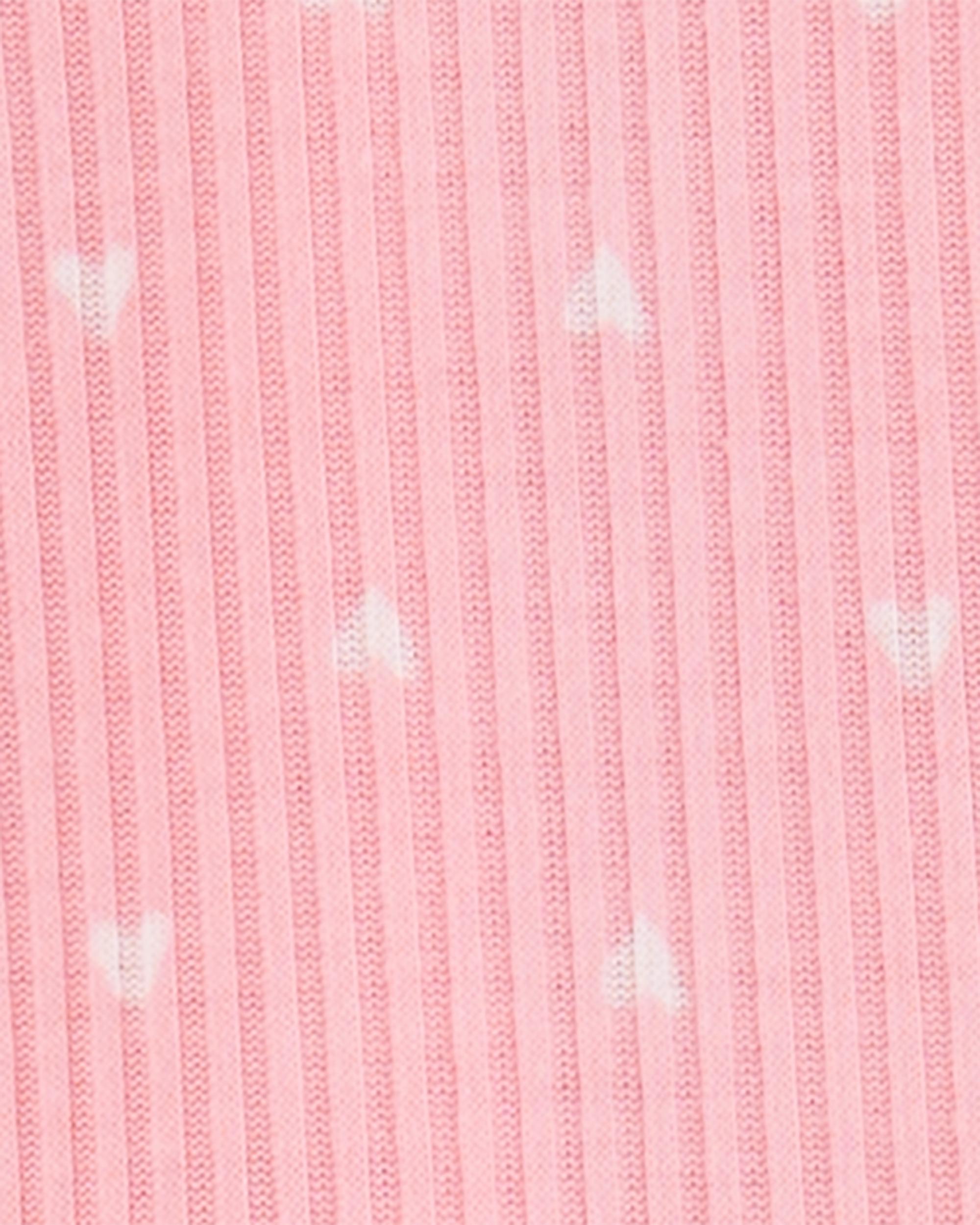 Girls Heart Loose Fit 2-Piece Pyjamas - Pink