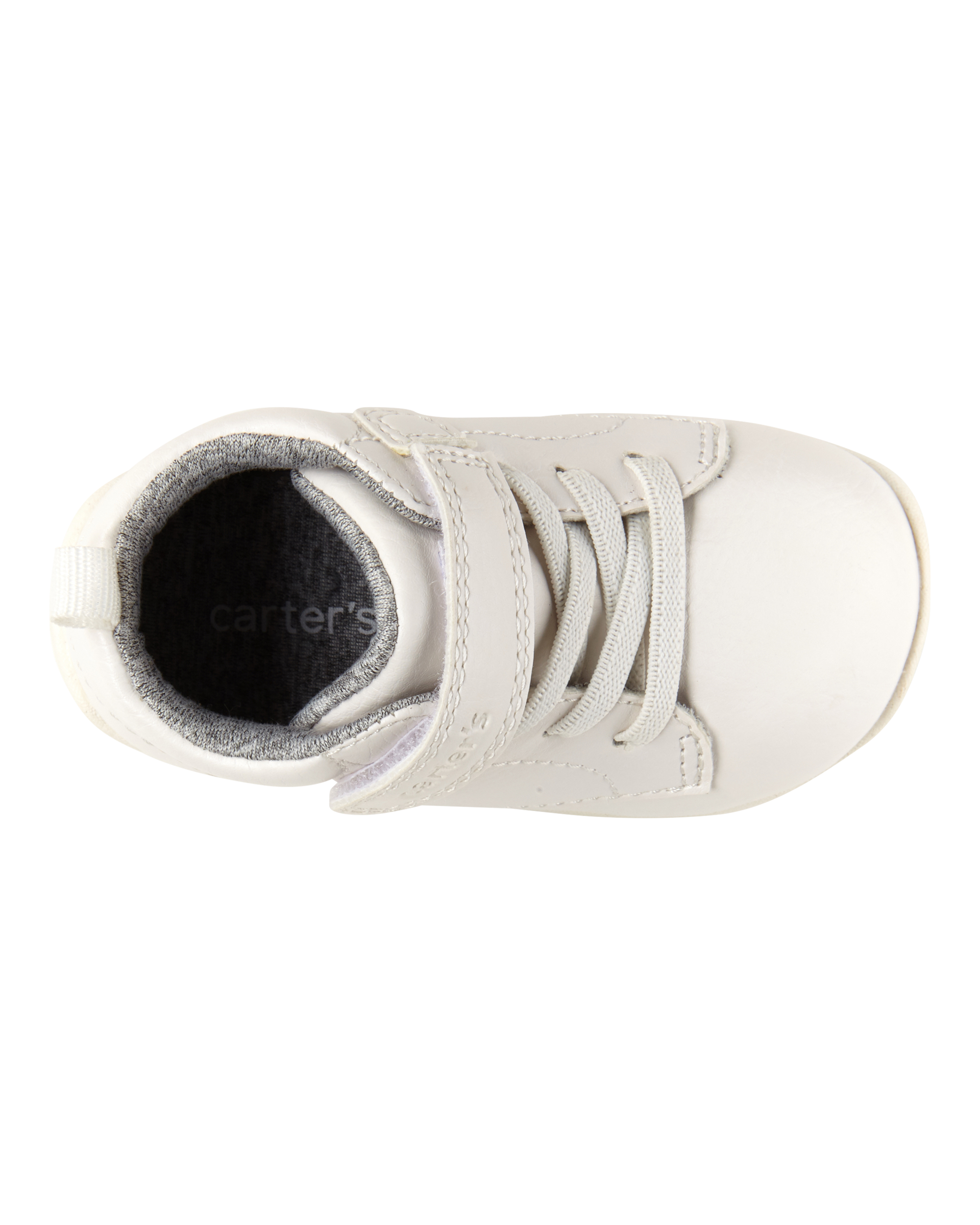 Boys Every Step® First Walker High Top Sneaker - White