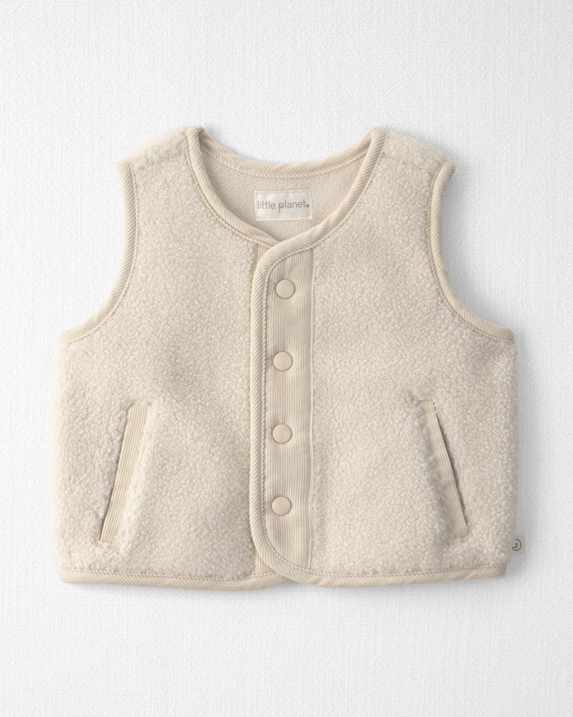 Baby Recycled Teddy Fleece Vest
